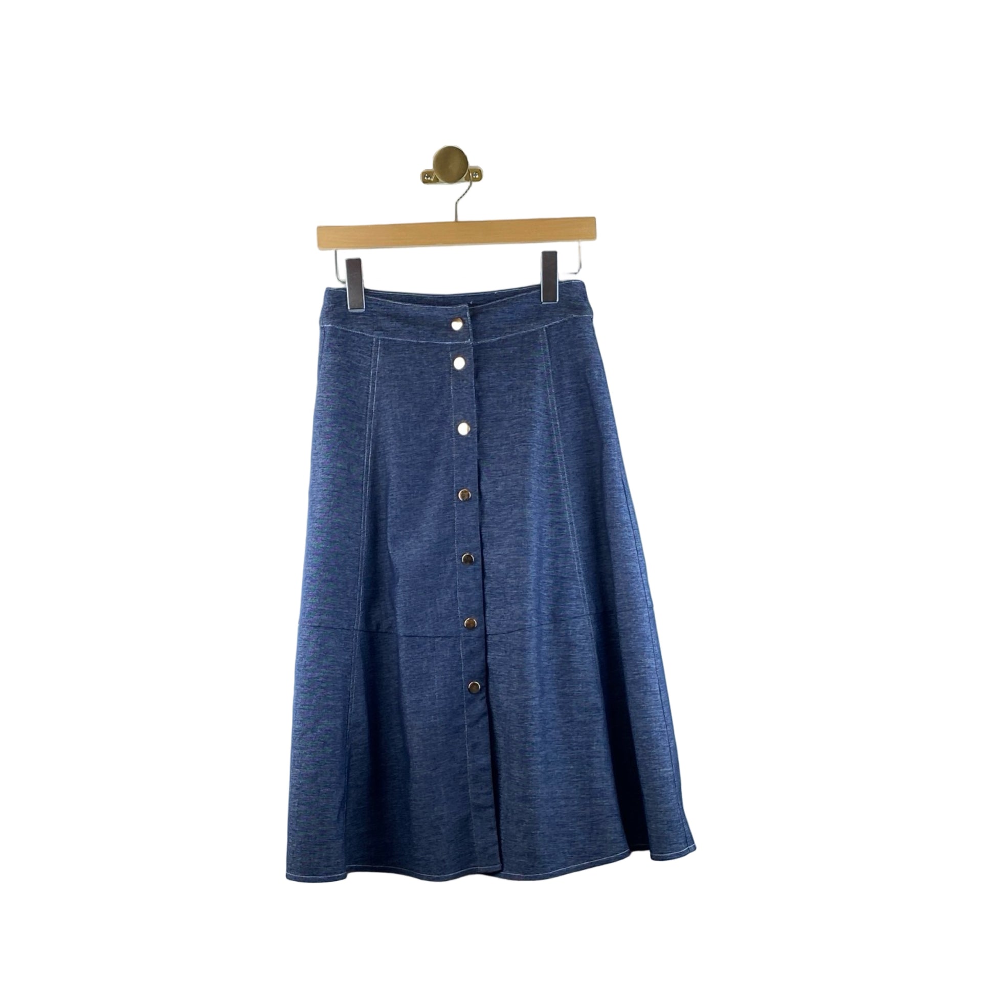 Area Stars Denim Circle Skirt