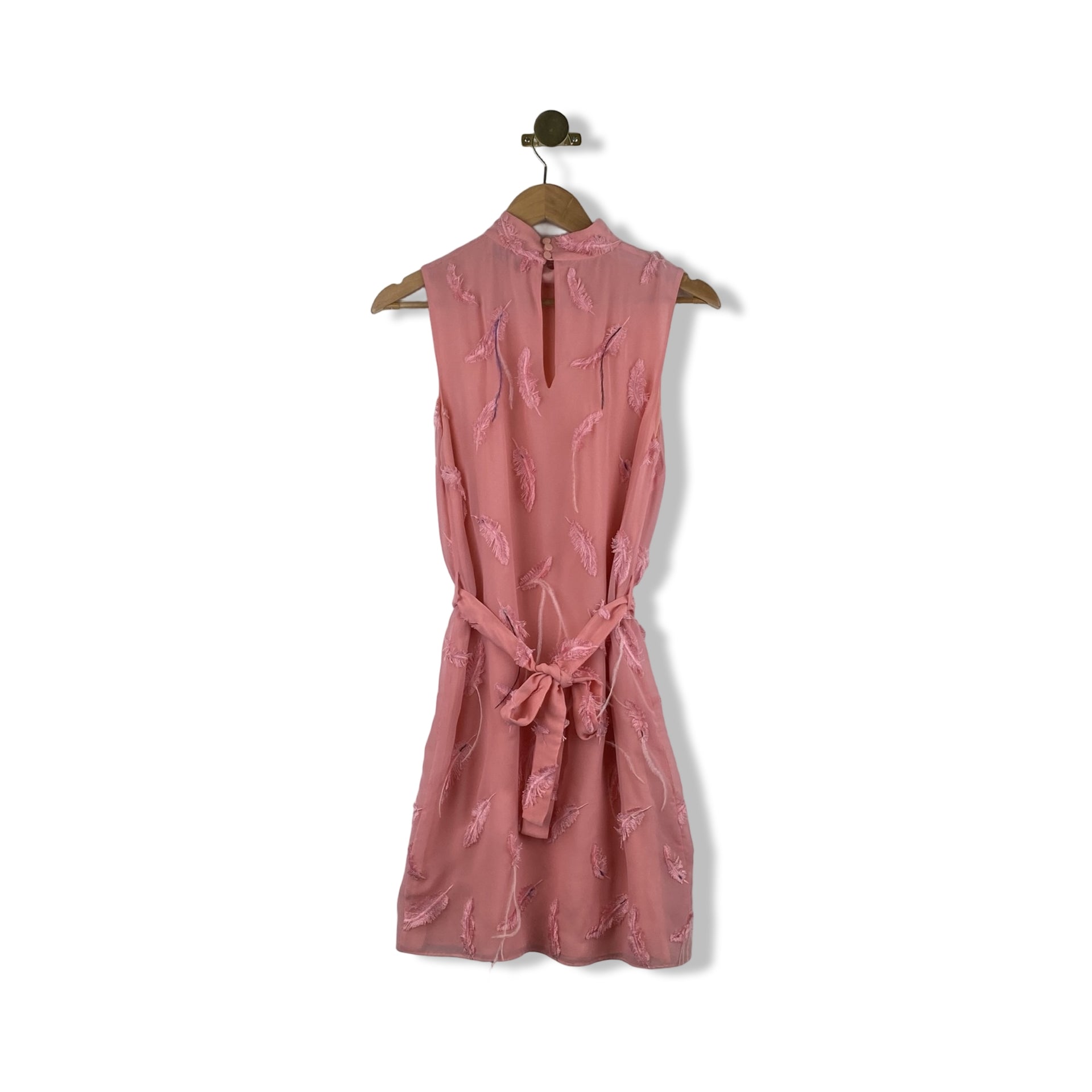 Emilio Pucci Feathered Shift Dress