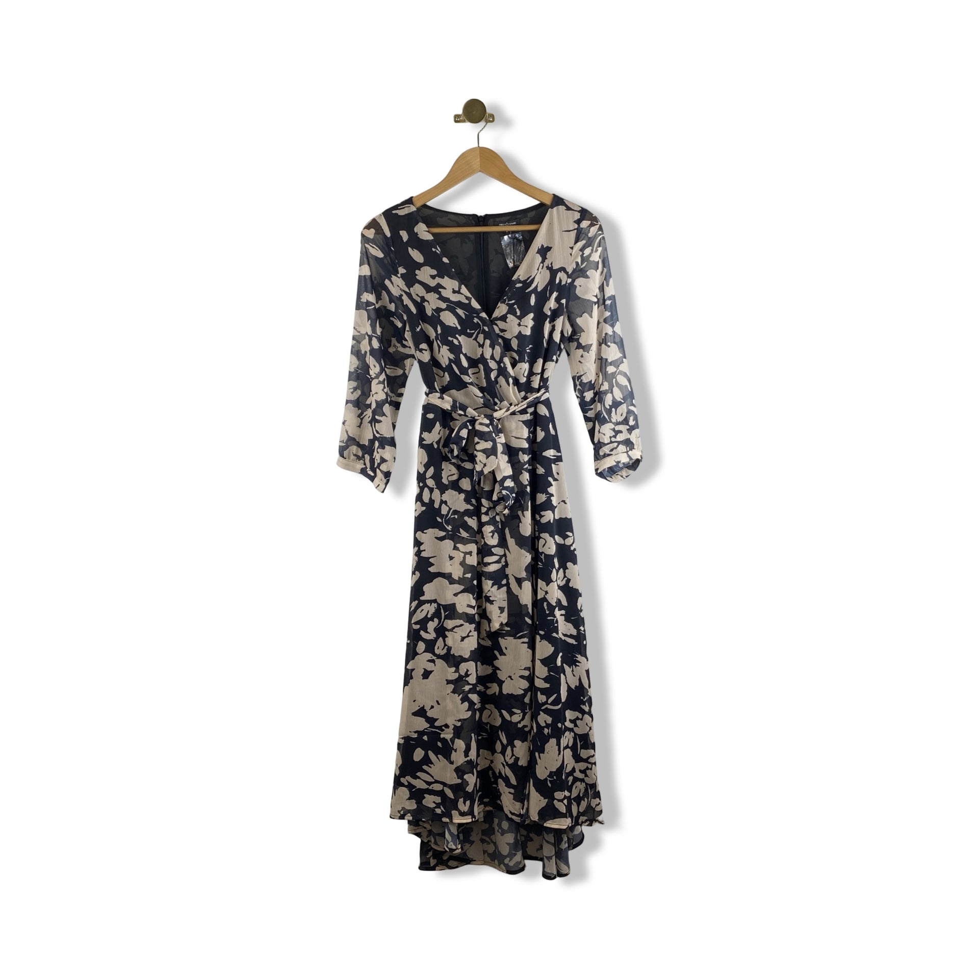 Area Stars Floral Chiffon Maxi Dress