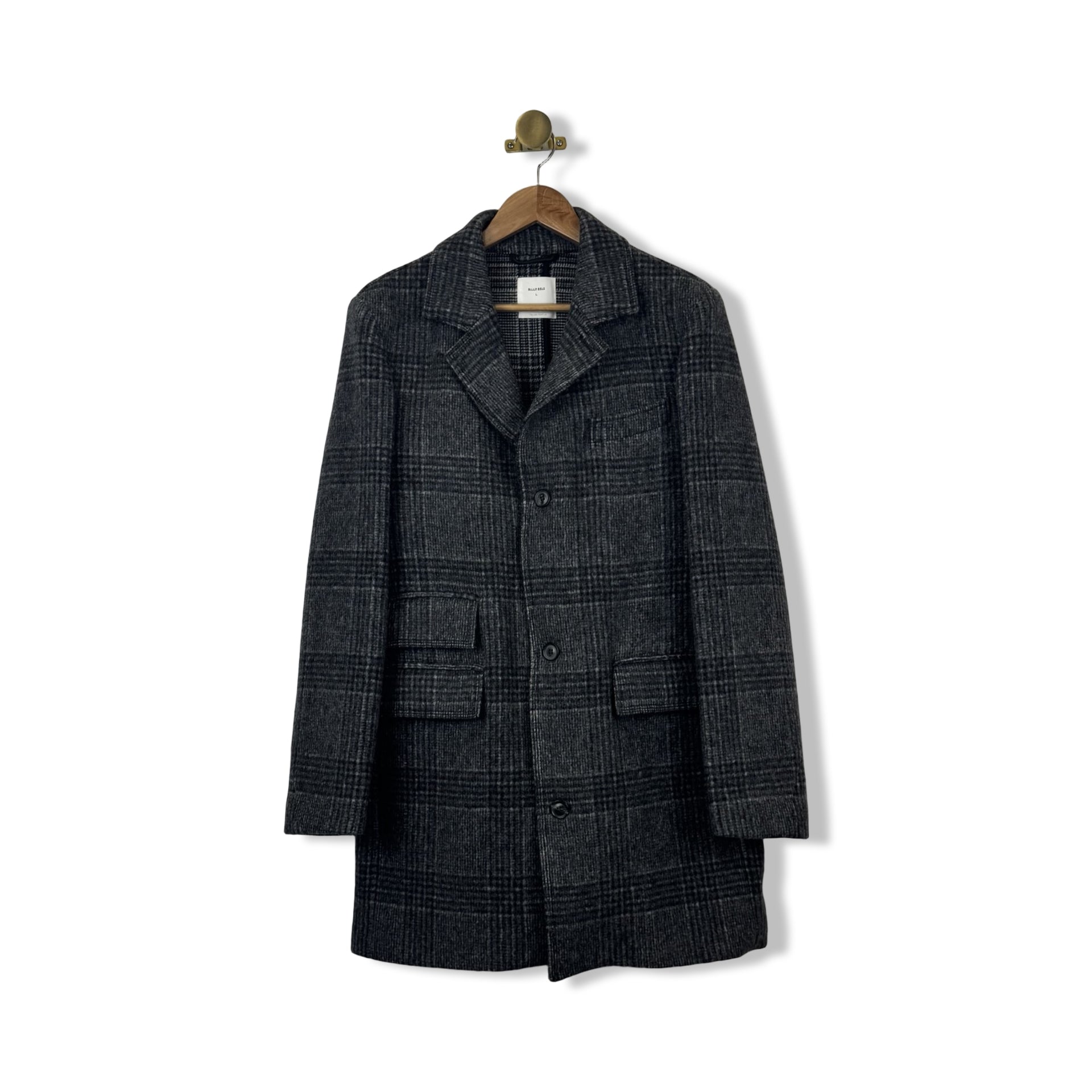 Billy Reid Charcoal Astor Coat