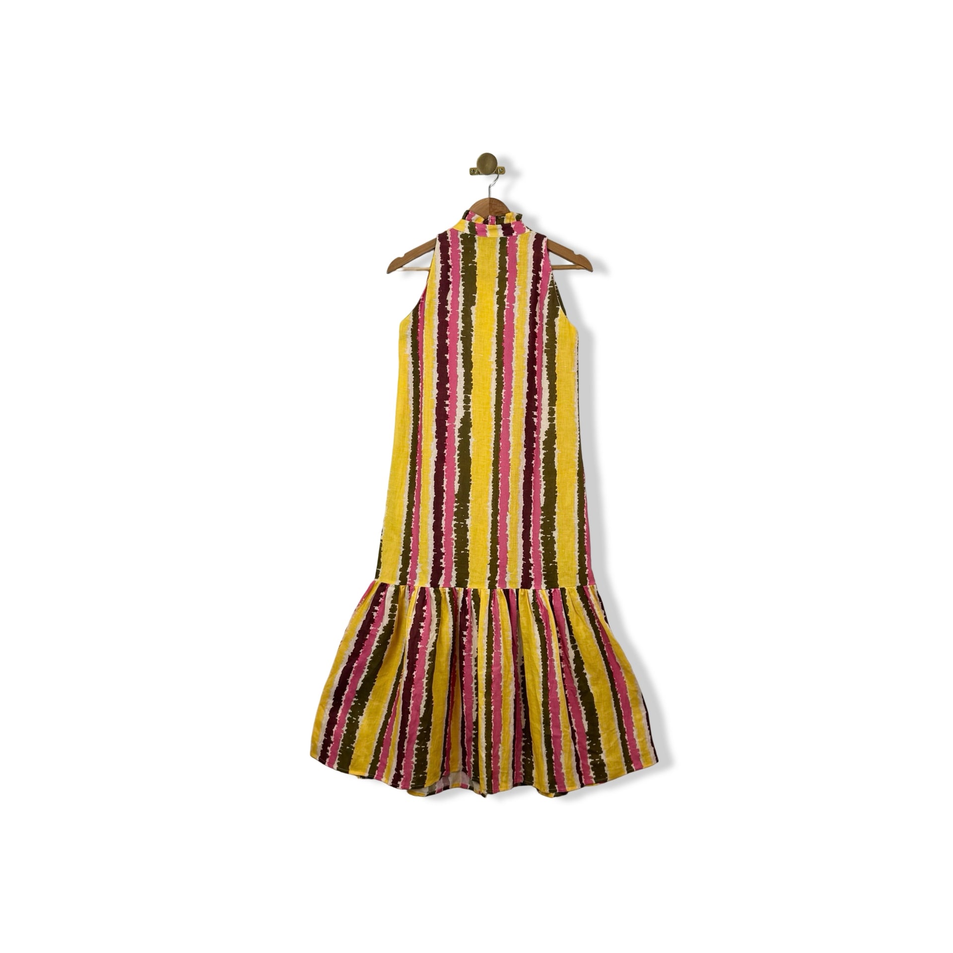 Exquise Striped Maxi Dress