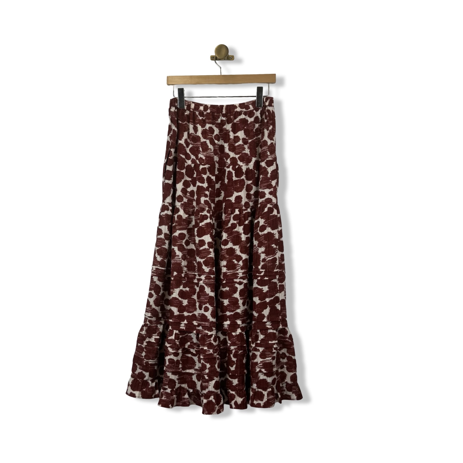 Area Stars Tiered Maxi Skirt