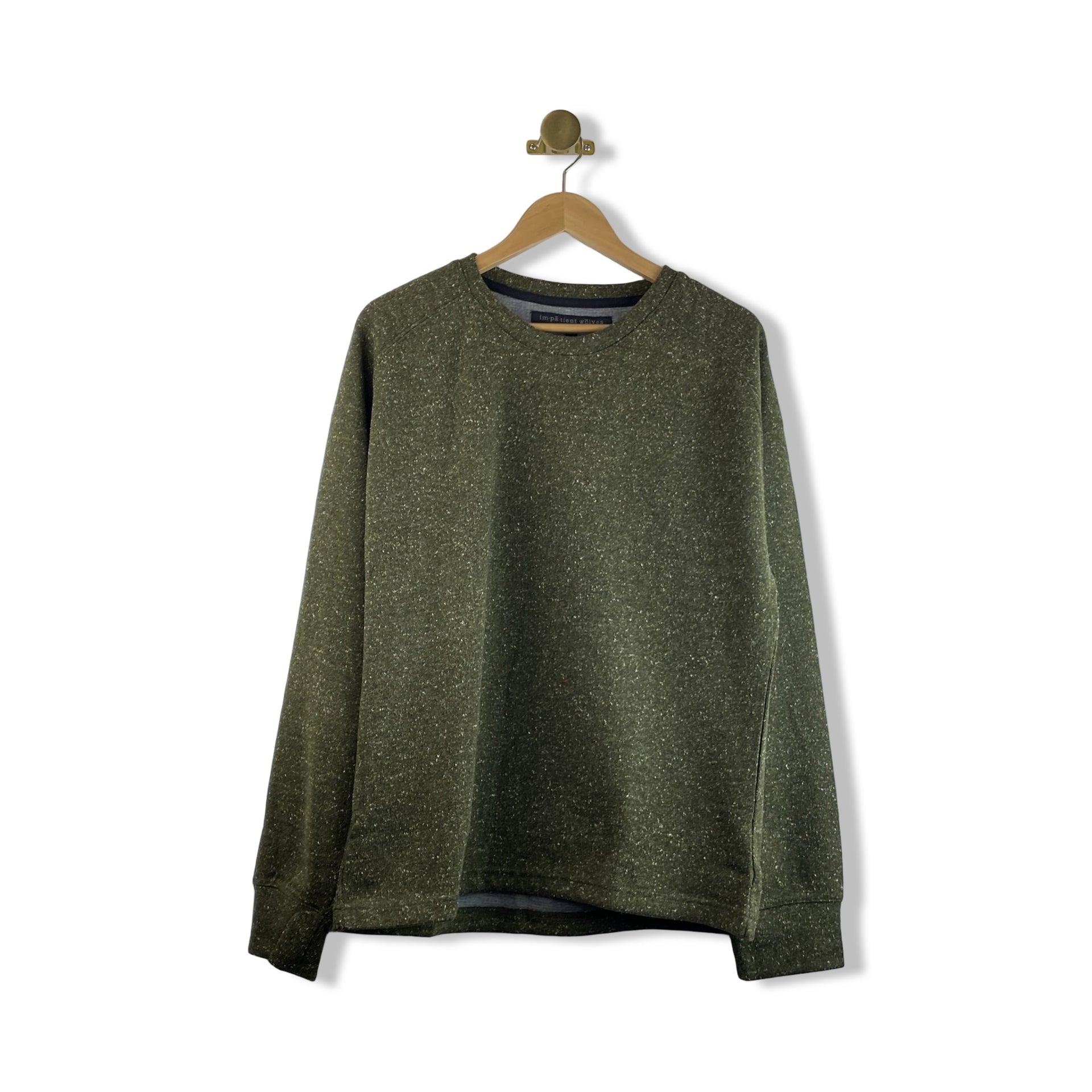 Impatient Wolves Flecked Knit Sweatshirt