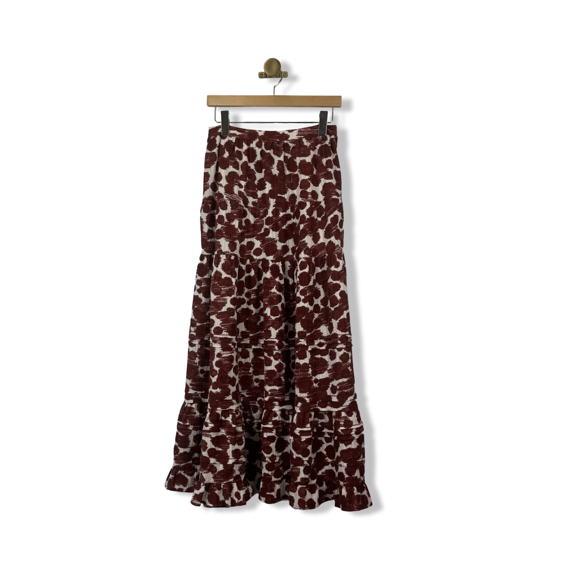 Area Stars Tiered Maxi Skirt