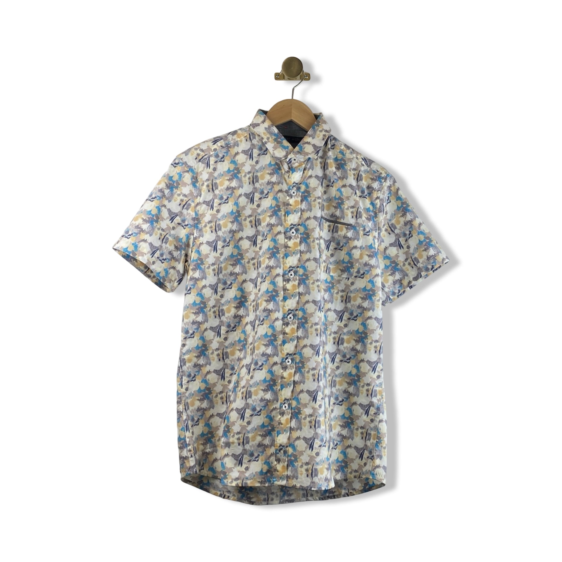 Impatient Wolves Watercolor Floral Shirt