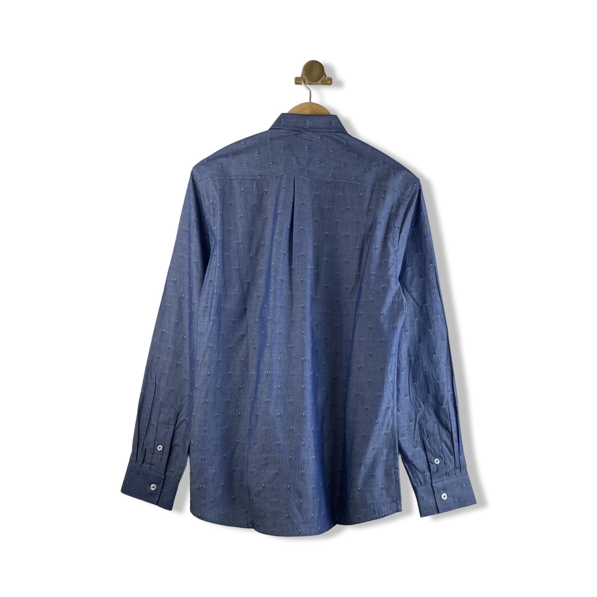 Impatient Wolves Geometric Chambray Shirt