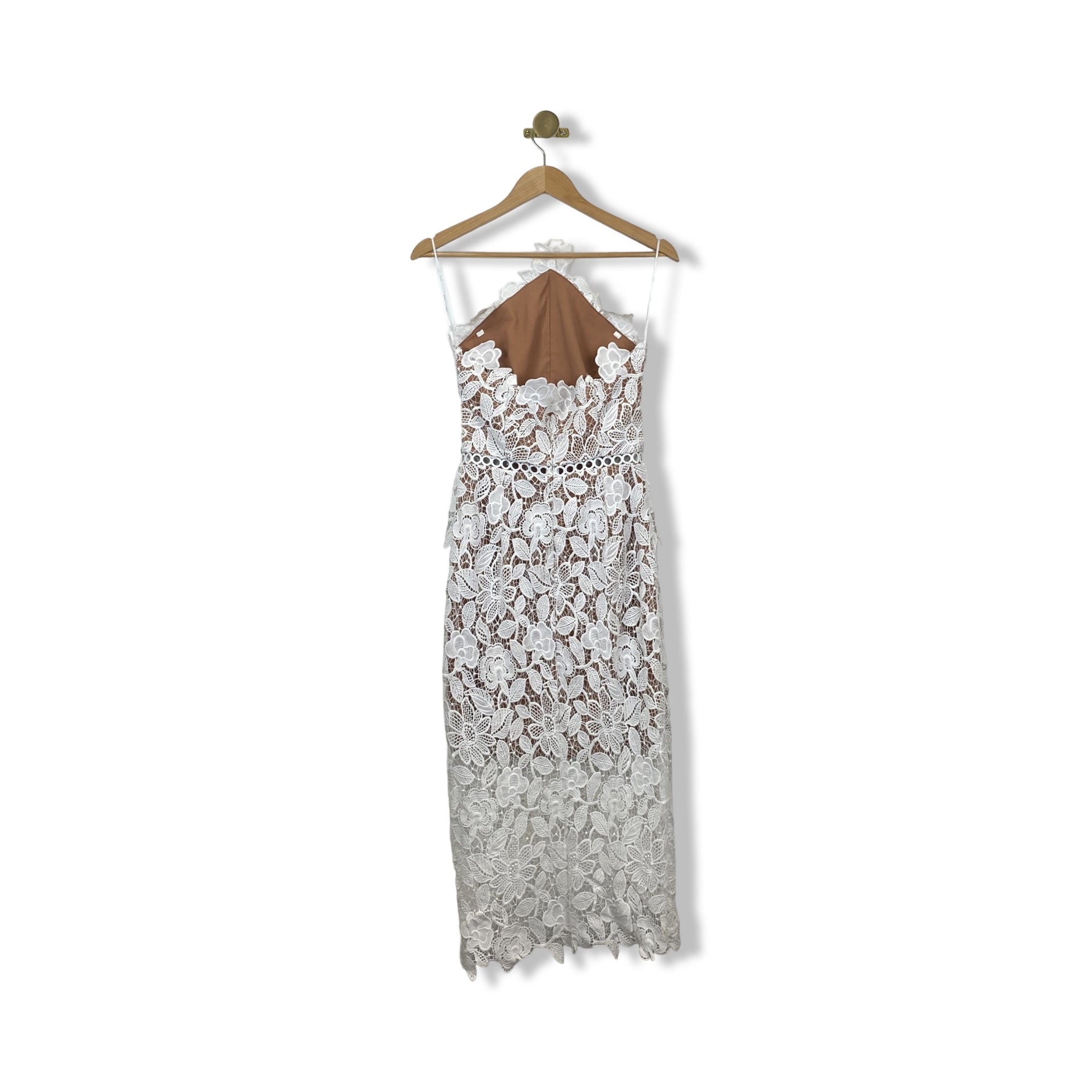 Elliatt Strapless Lace Dress