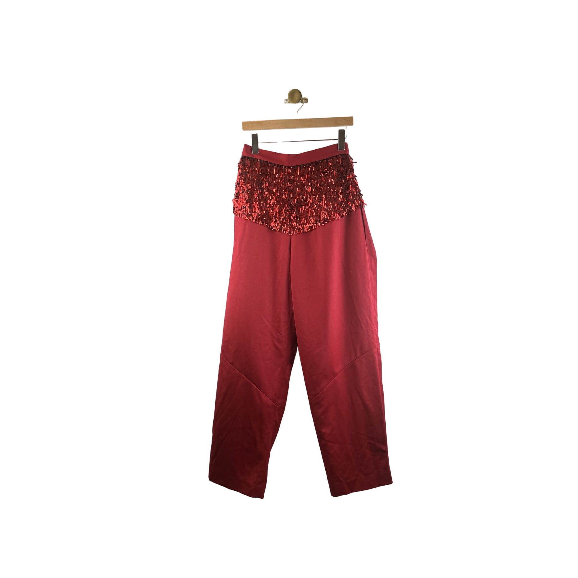 Rachel Comey Sequin Fringe Applique Pants