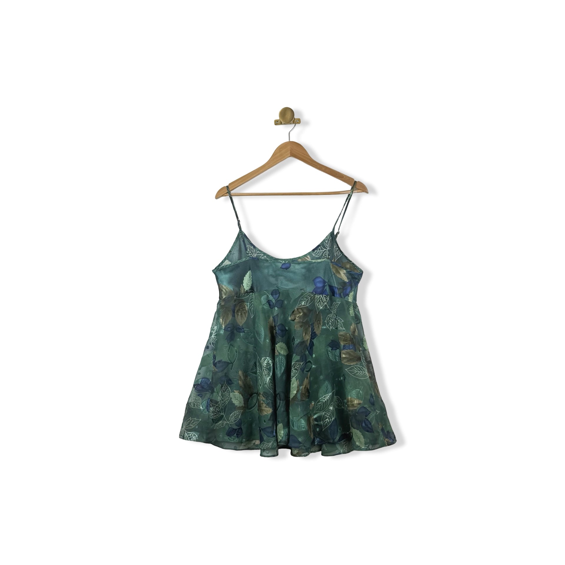 Vintage California Dynasty Sheer Floral Slip Top