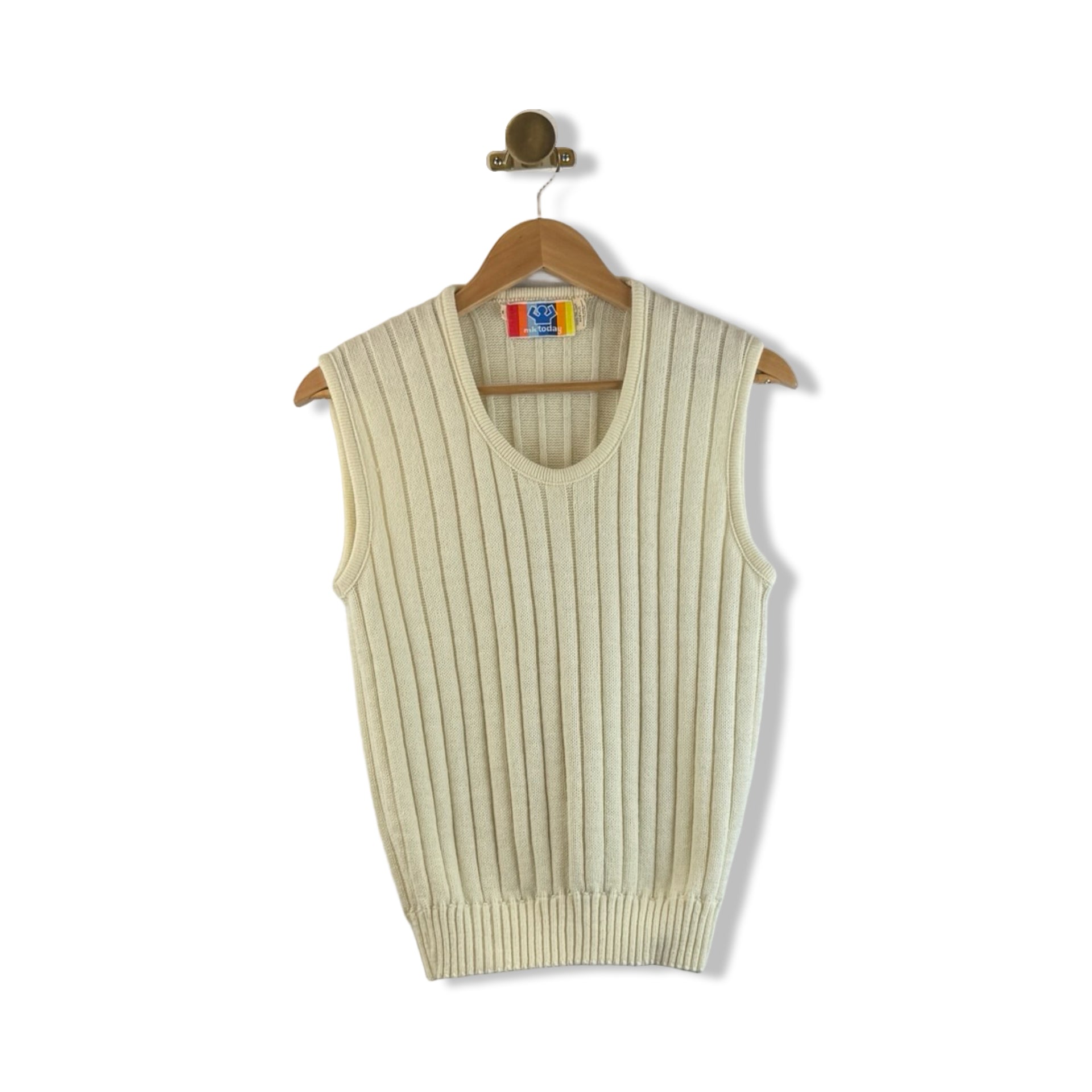 Vintage Mk Today Ribbed Sleeveless Top