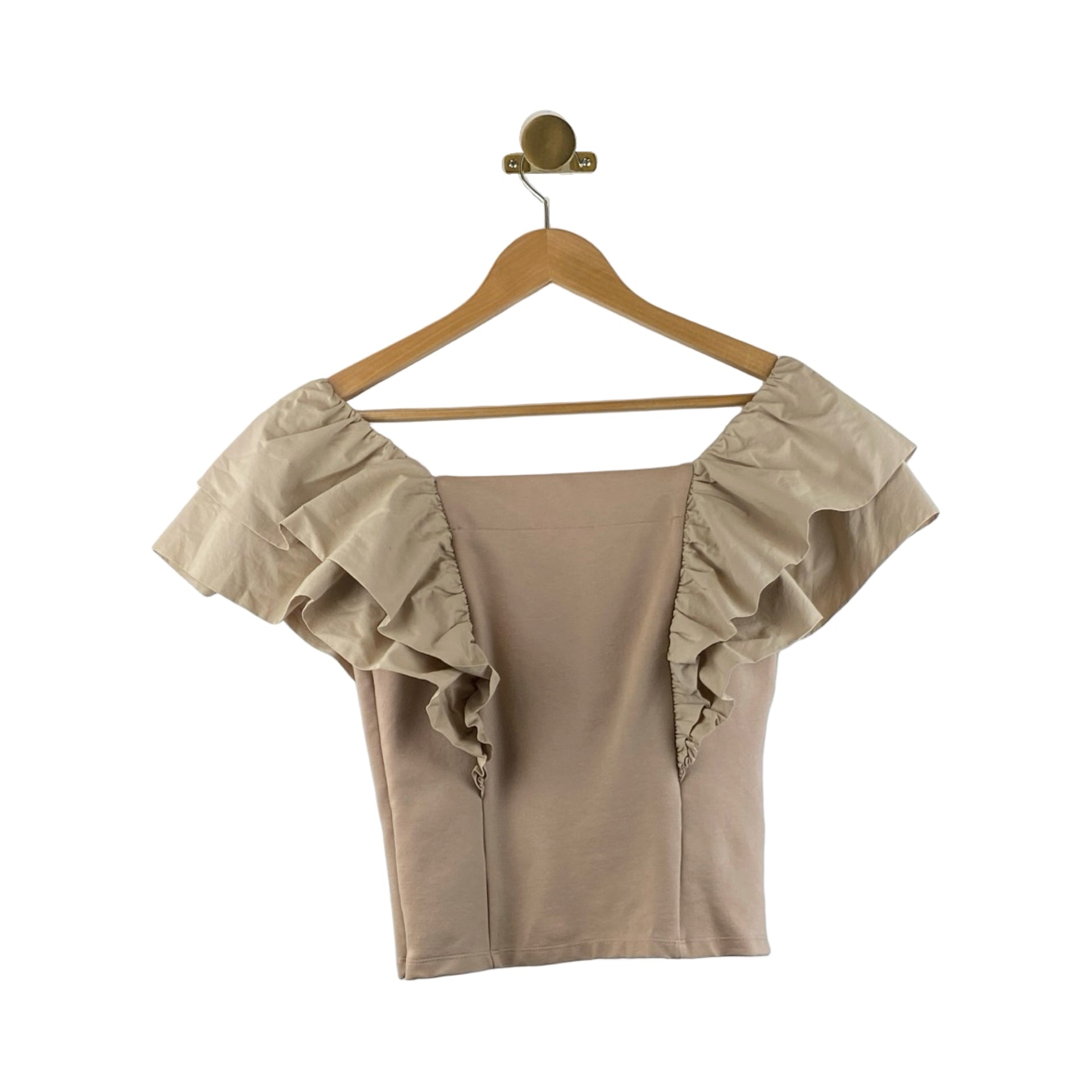 Area Stars Ruffle Sleeve Top