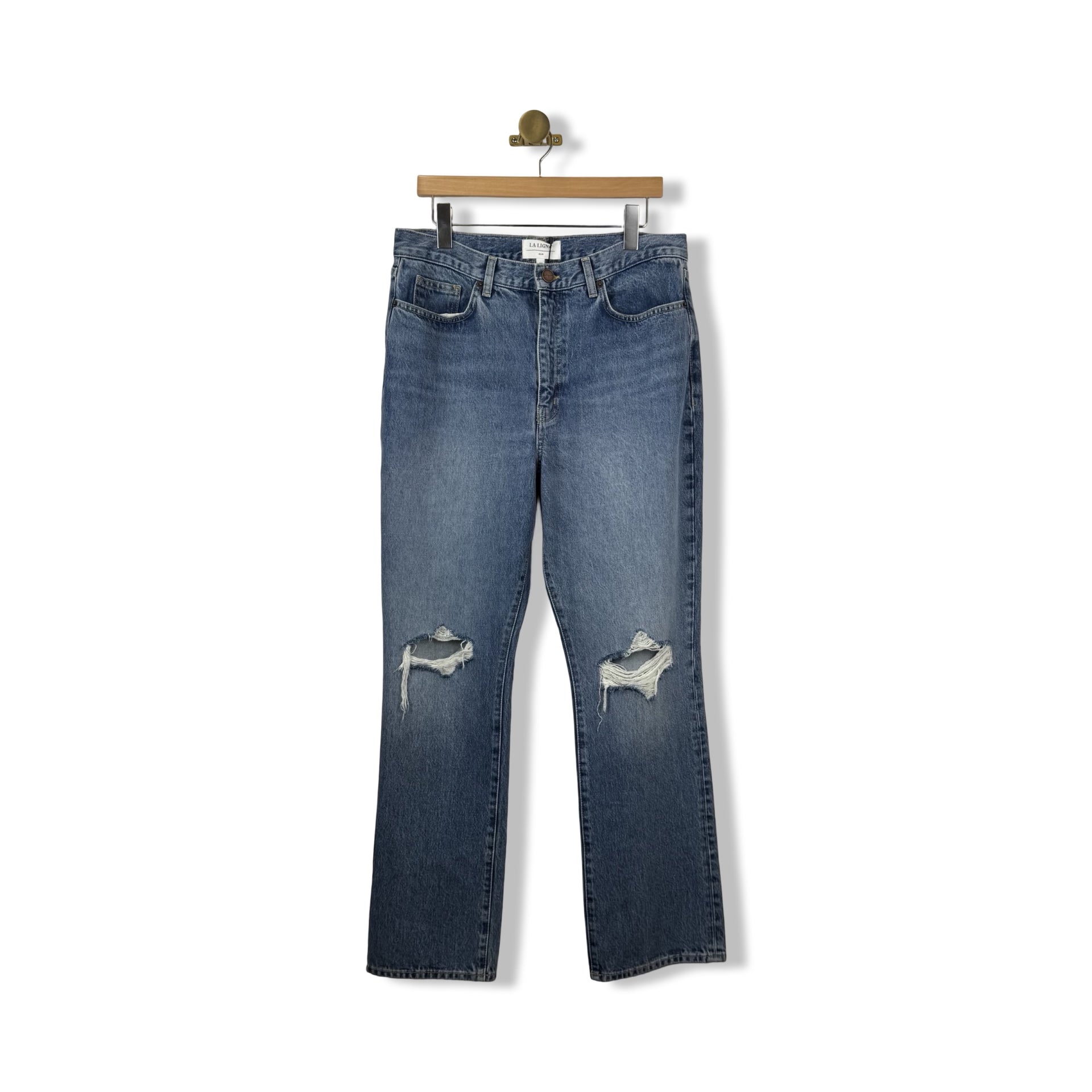 La Ligne Distressed Denim