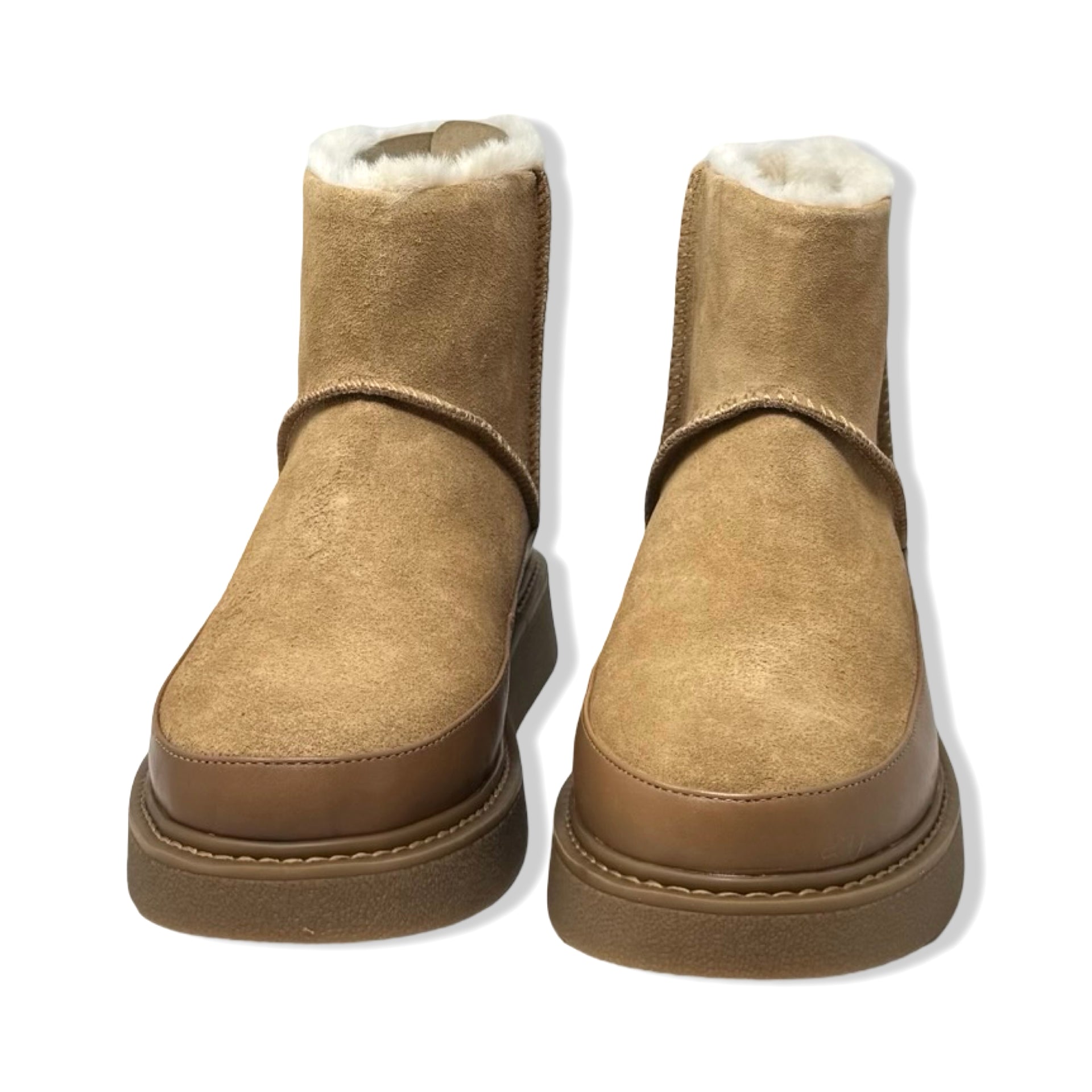 & Other Stories Lined Leather Winter Boots