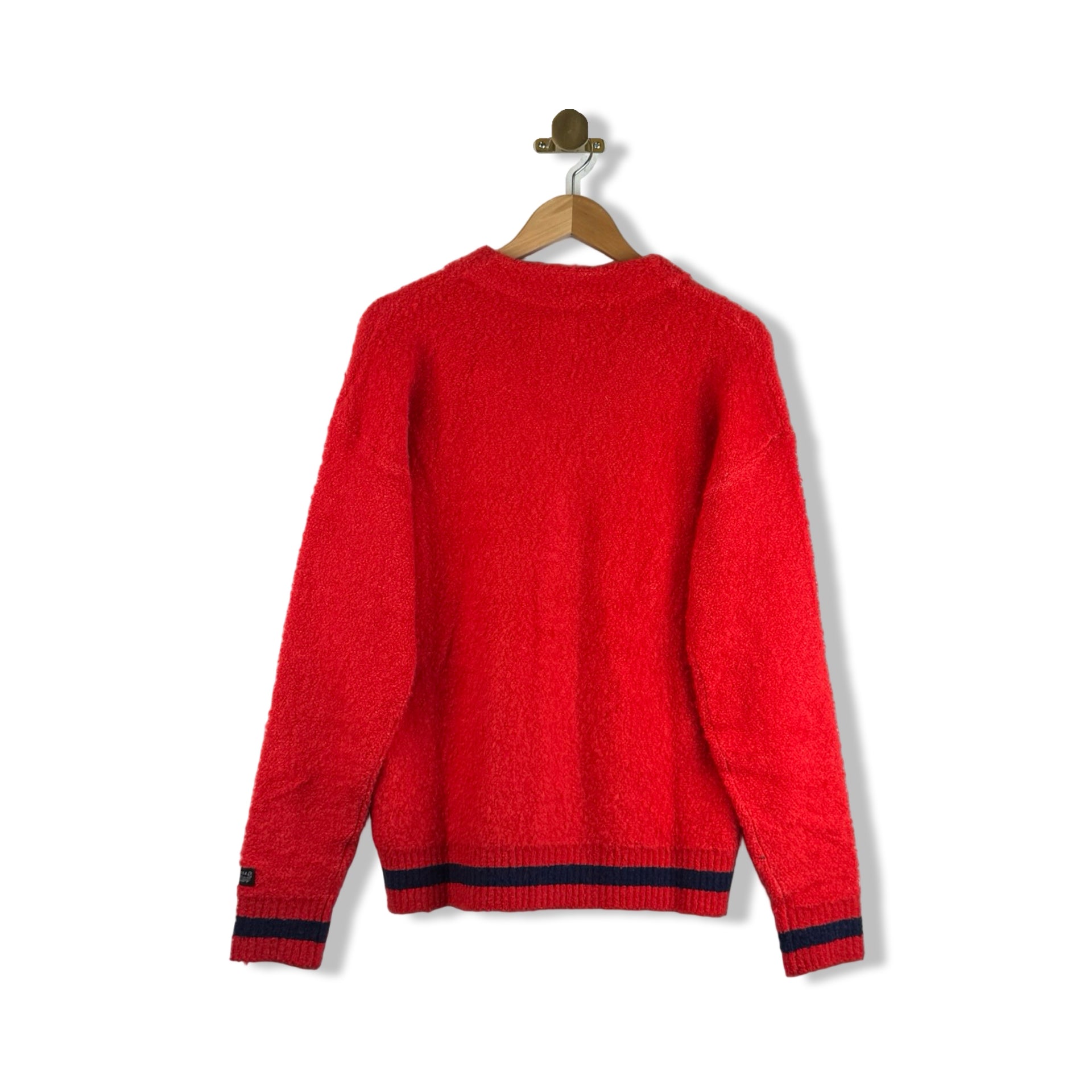 Levi's Striped Trim Boxy Cardigan