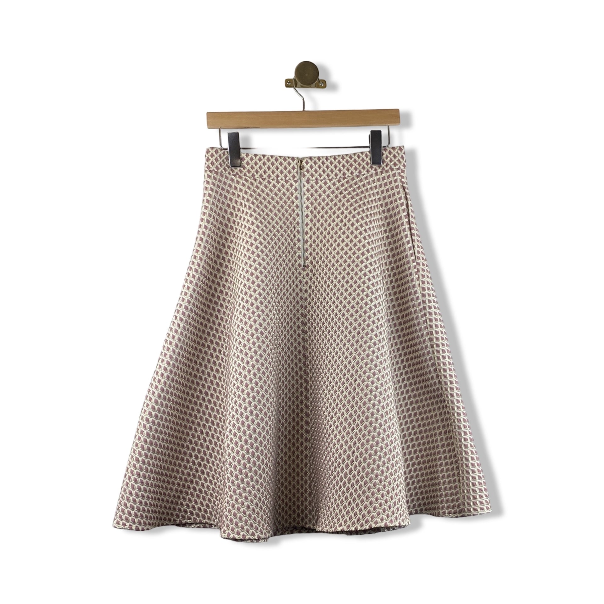 Draper James Metalic Jacquard Skirt