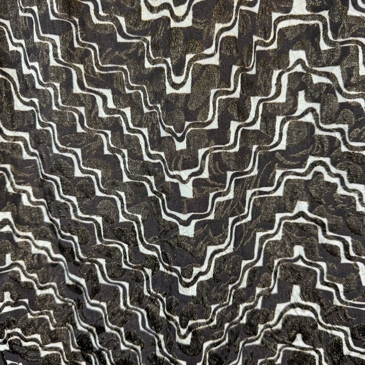 Vintage Wavy Patterned Skirt