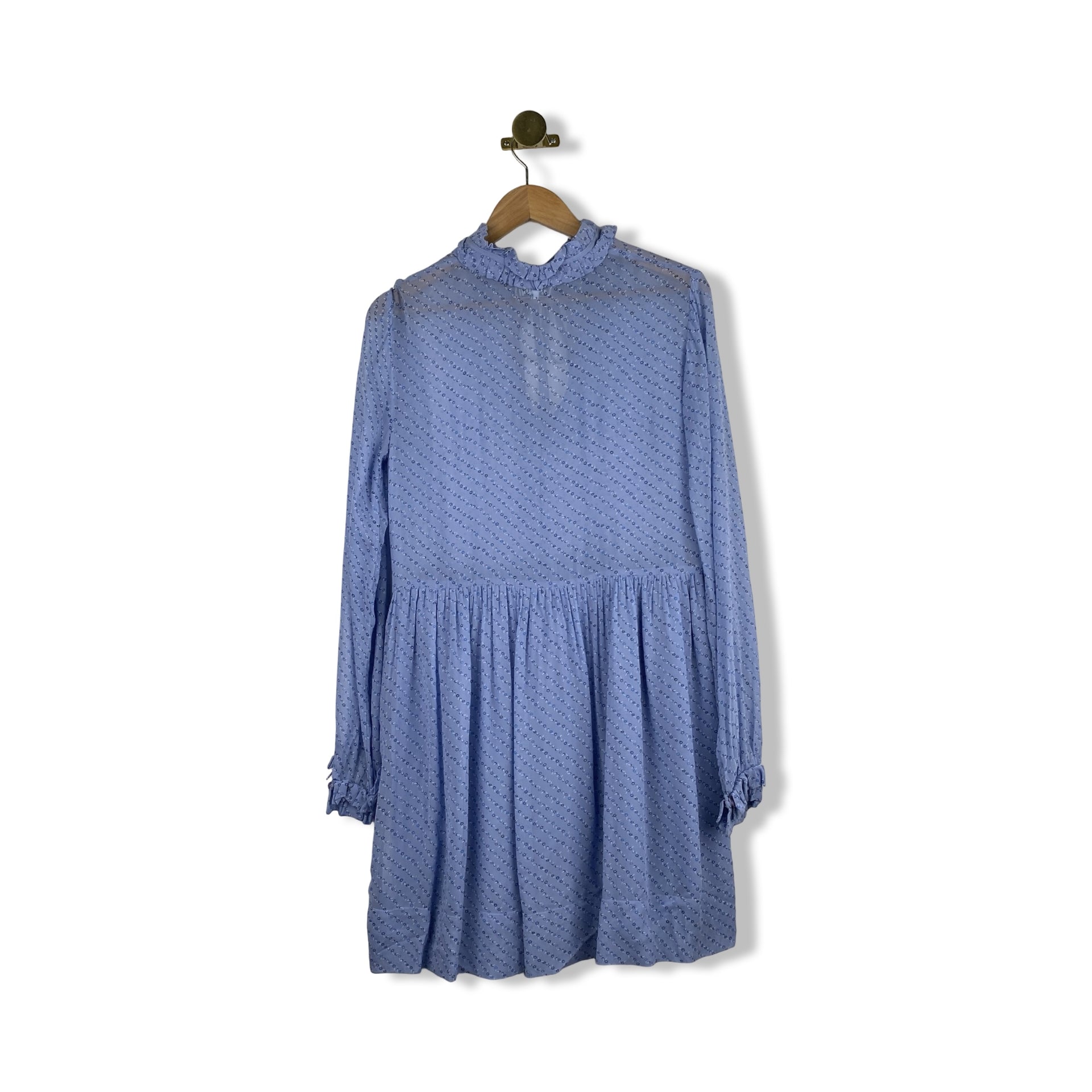 Ganni Sheer Babydoll Dress