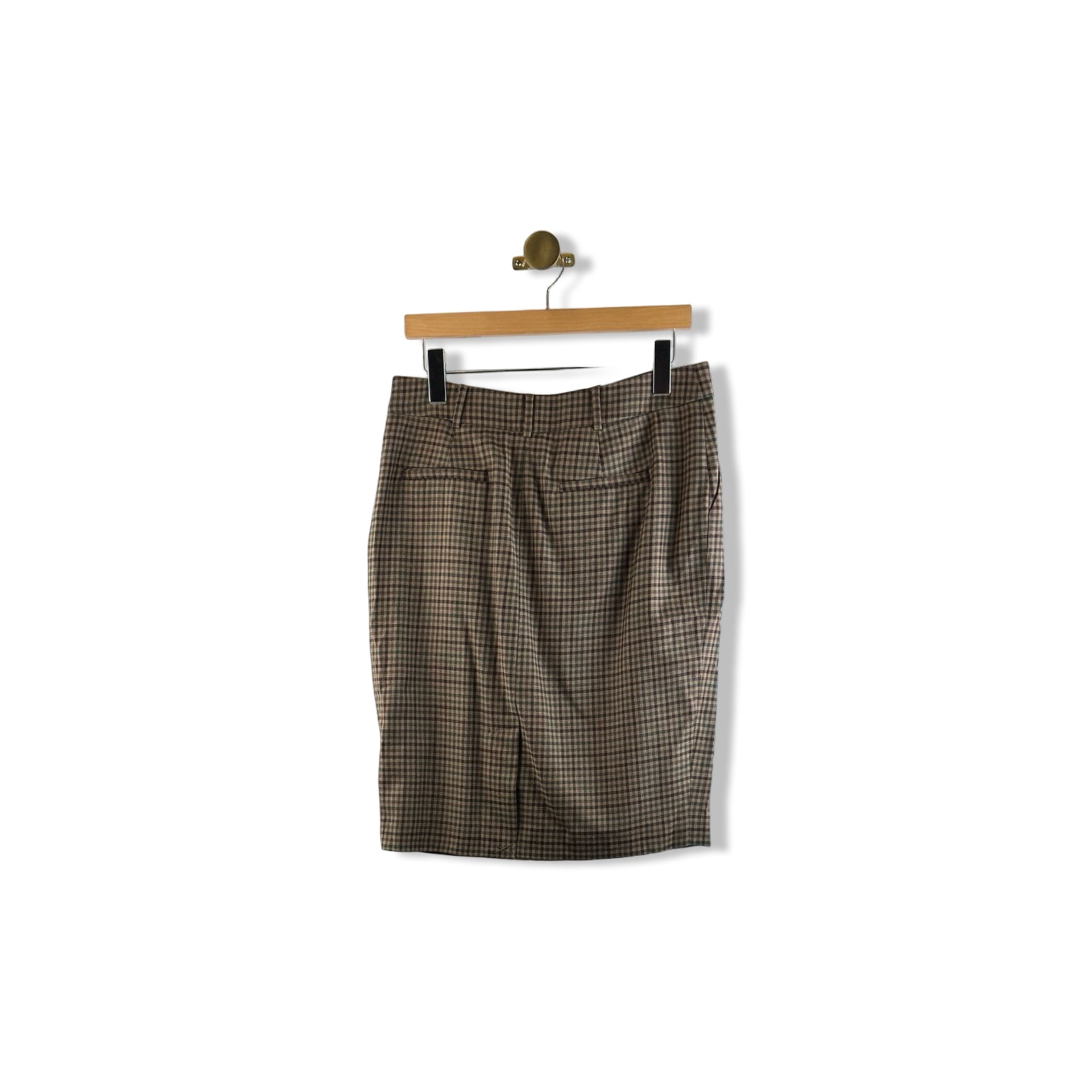 Brooks Brothers Plaid Pencil Skirt