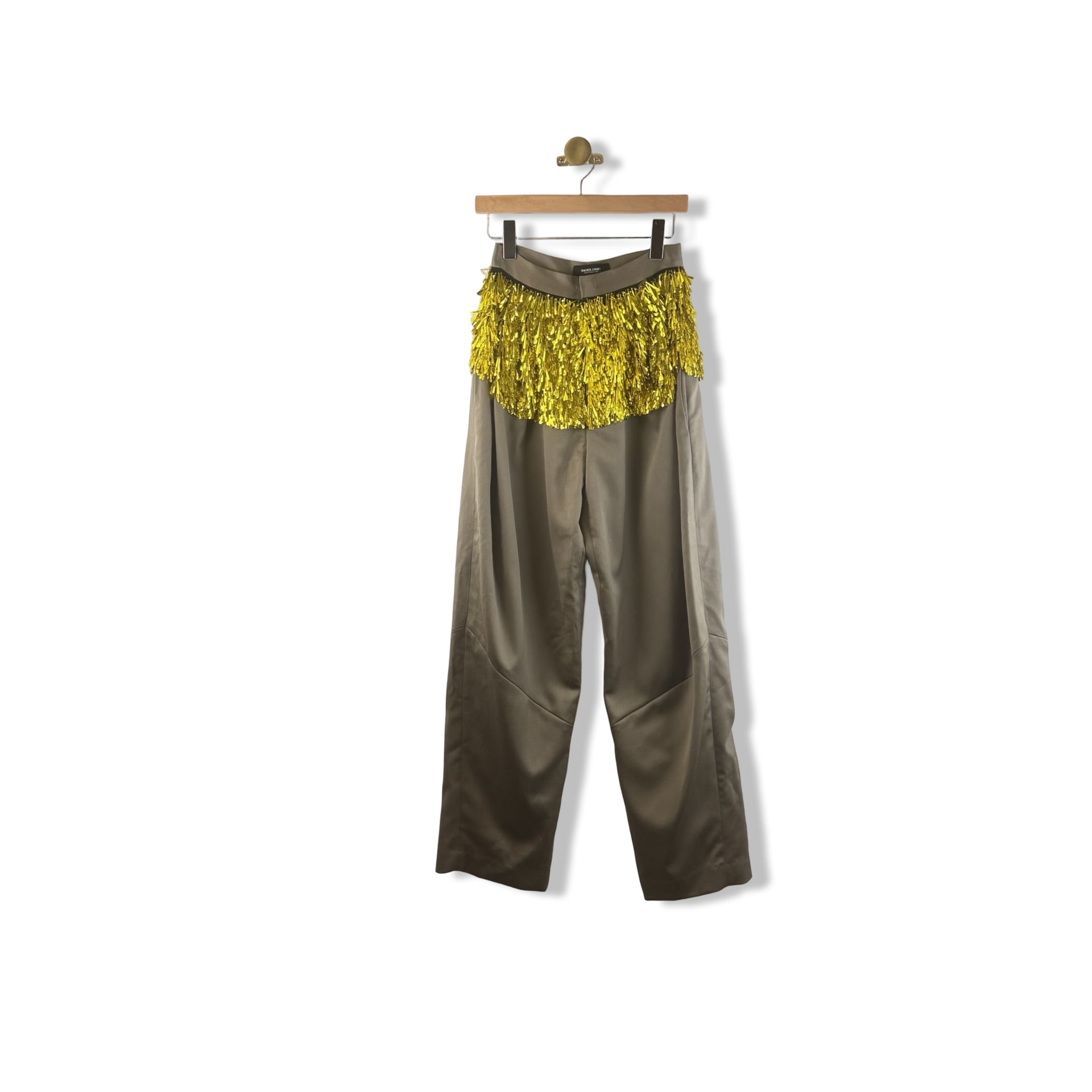 Rachel Comey Sequin Fringe Applique Pants