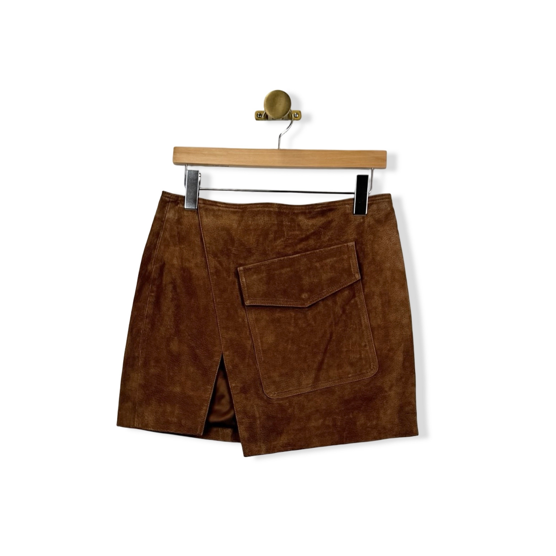 BLANKNYC Faux Suede Mini Skirt