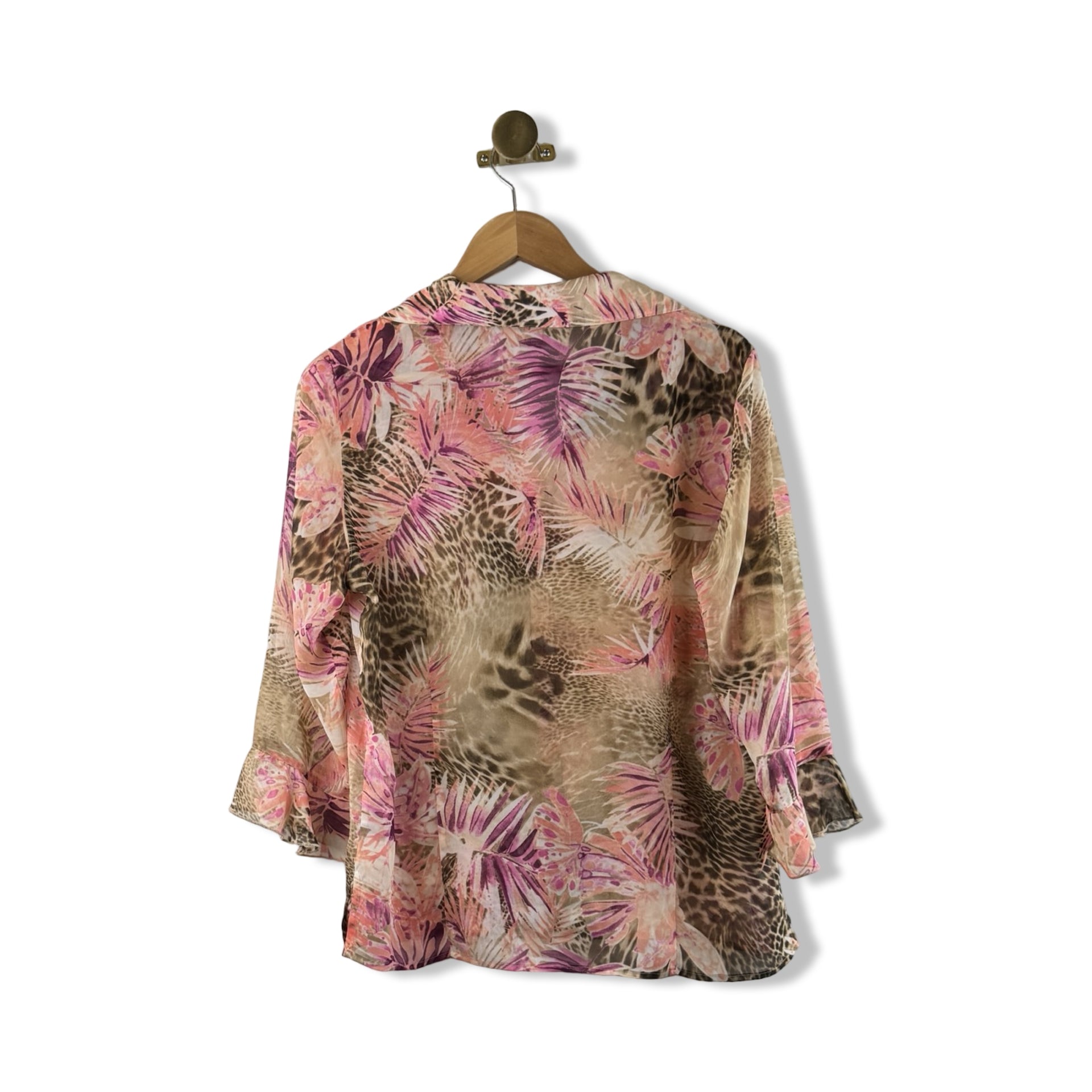 Vintage Draper's & Damon's Sheer Button Up Shirt