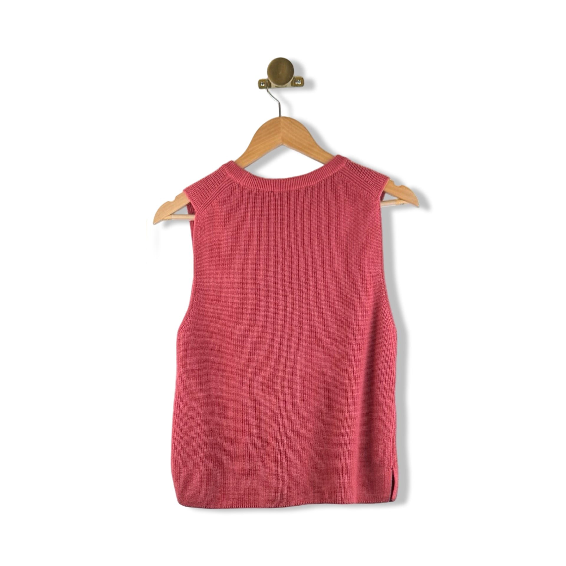 White + Warren Linen Blend Shell Tank