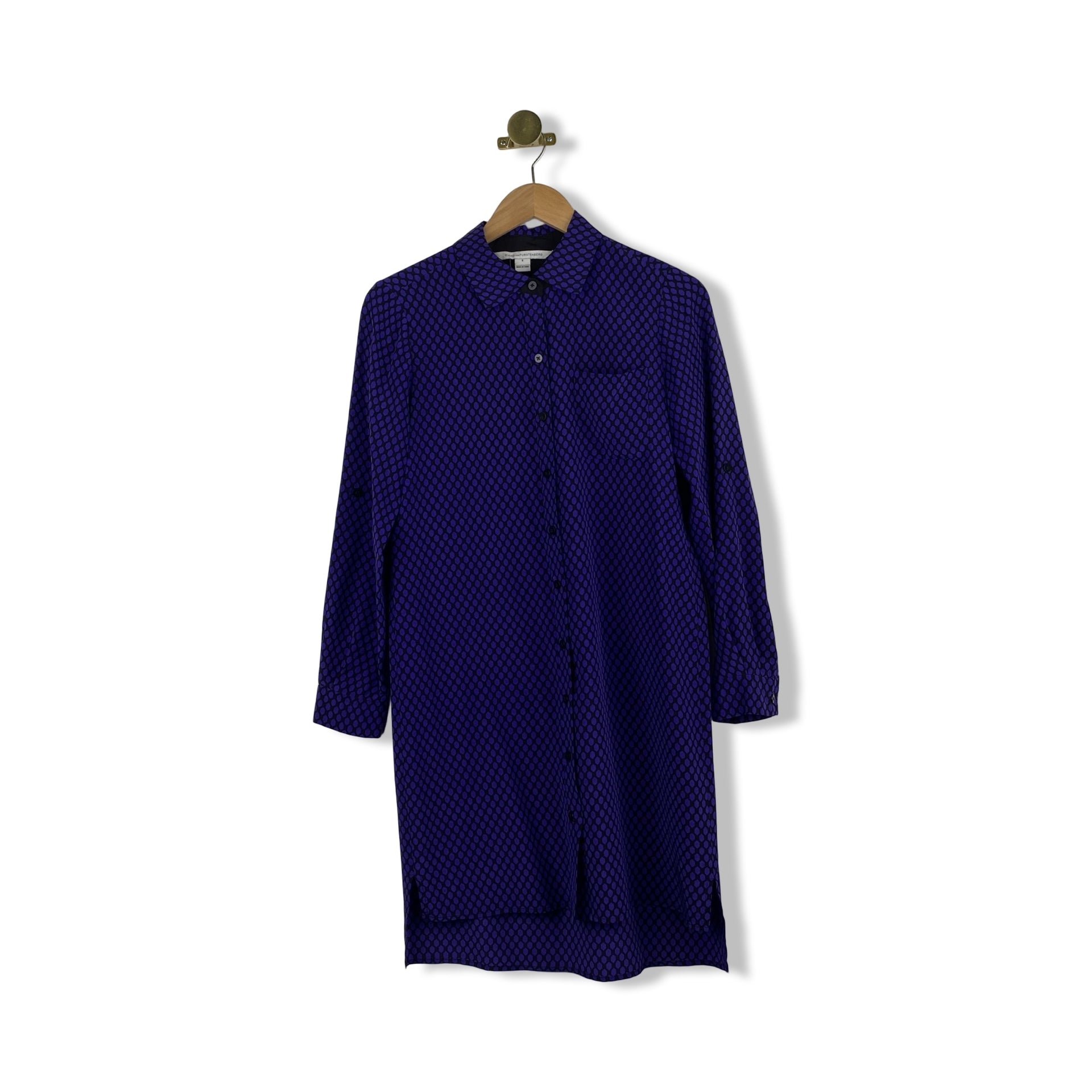 Diane von Furstenburg Silk Shirt Dress