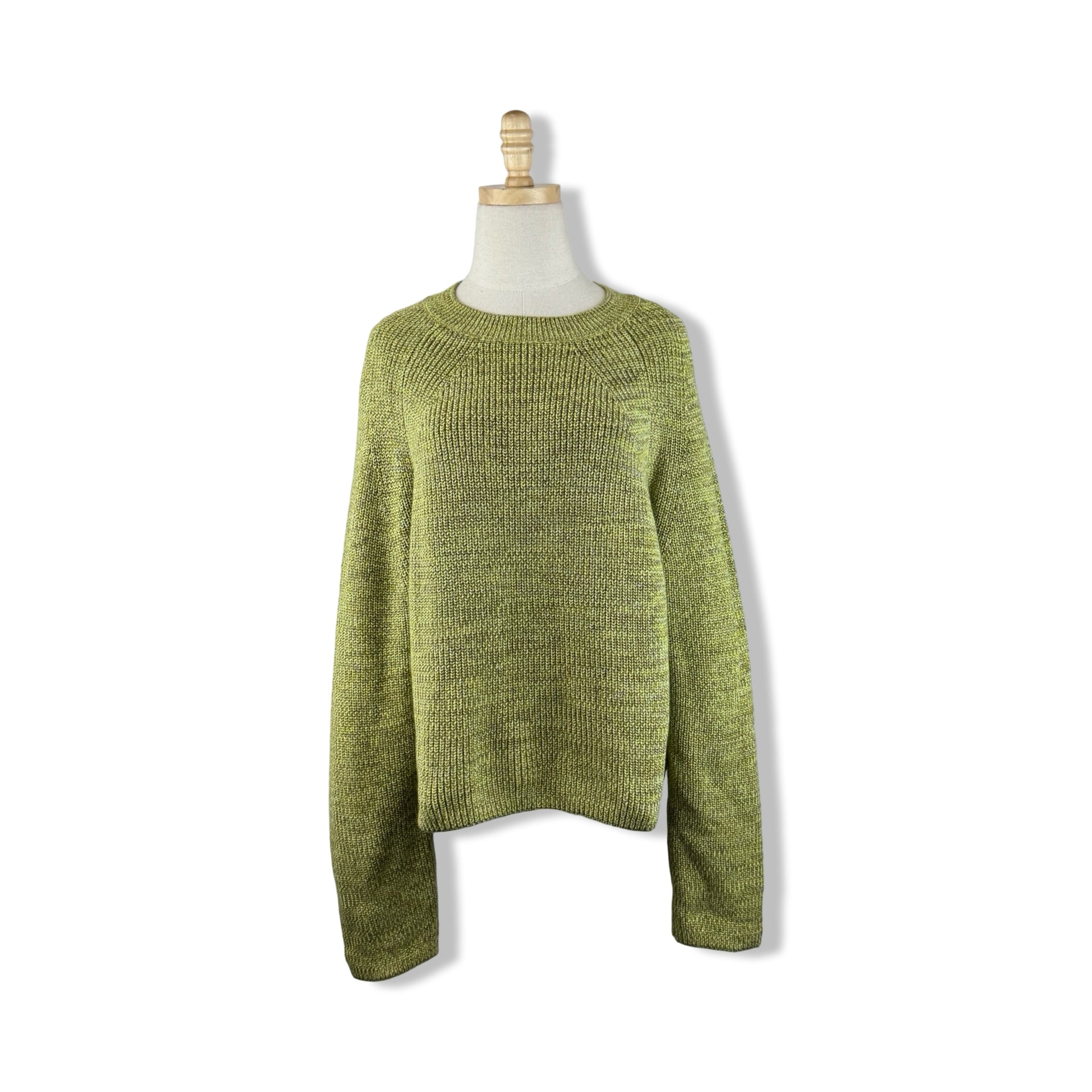 White + Warren Organic Cotton Ribbed Raglan Crewneck