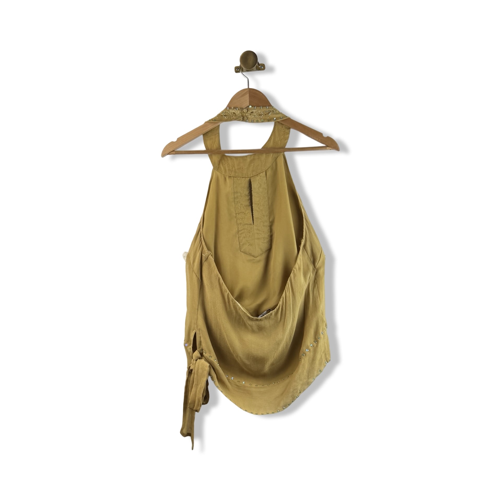 Vintage I.C.E. Embellished Halter Top