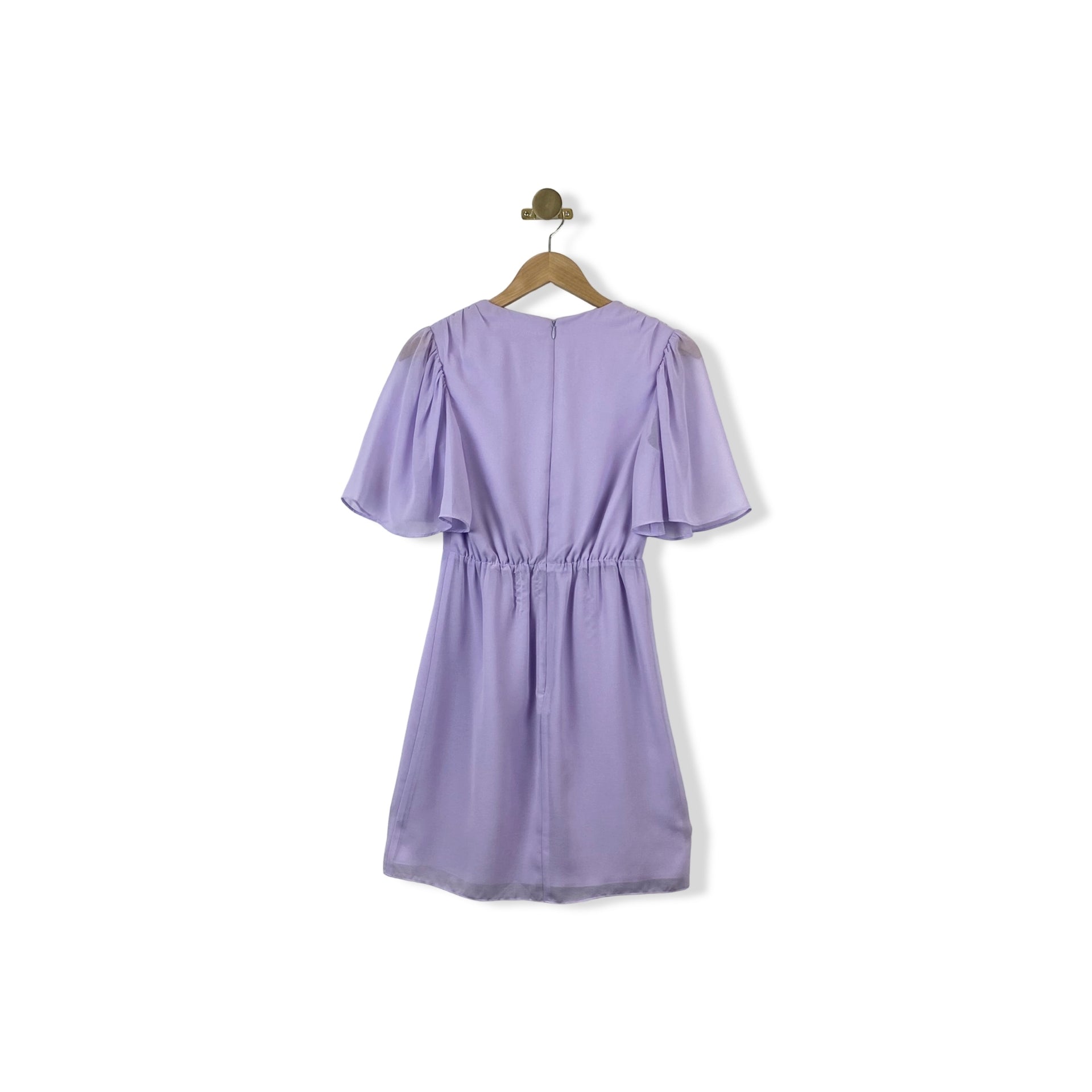 Fame & Partners Flutter Sleeve Dress