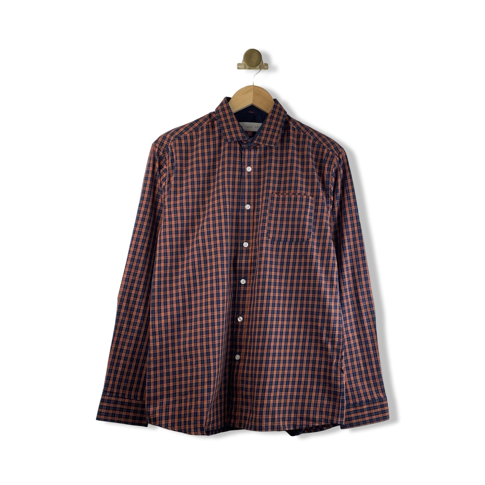 Impatient Wolves Plaid Button Down Shirt
