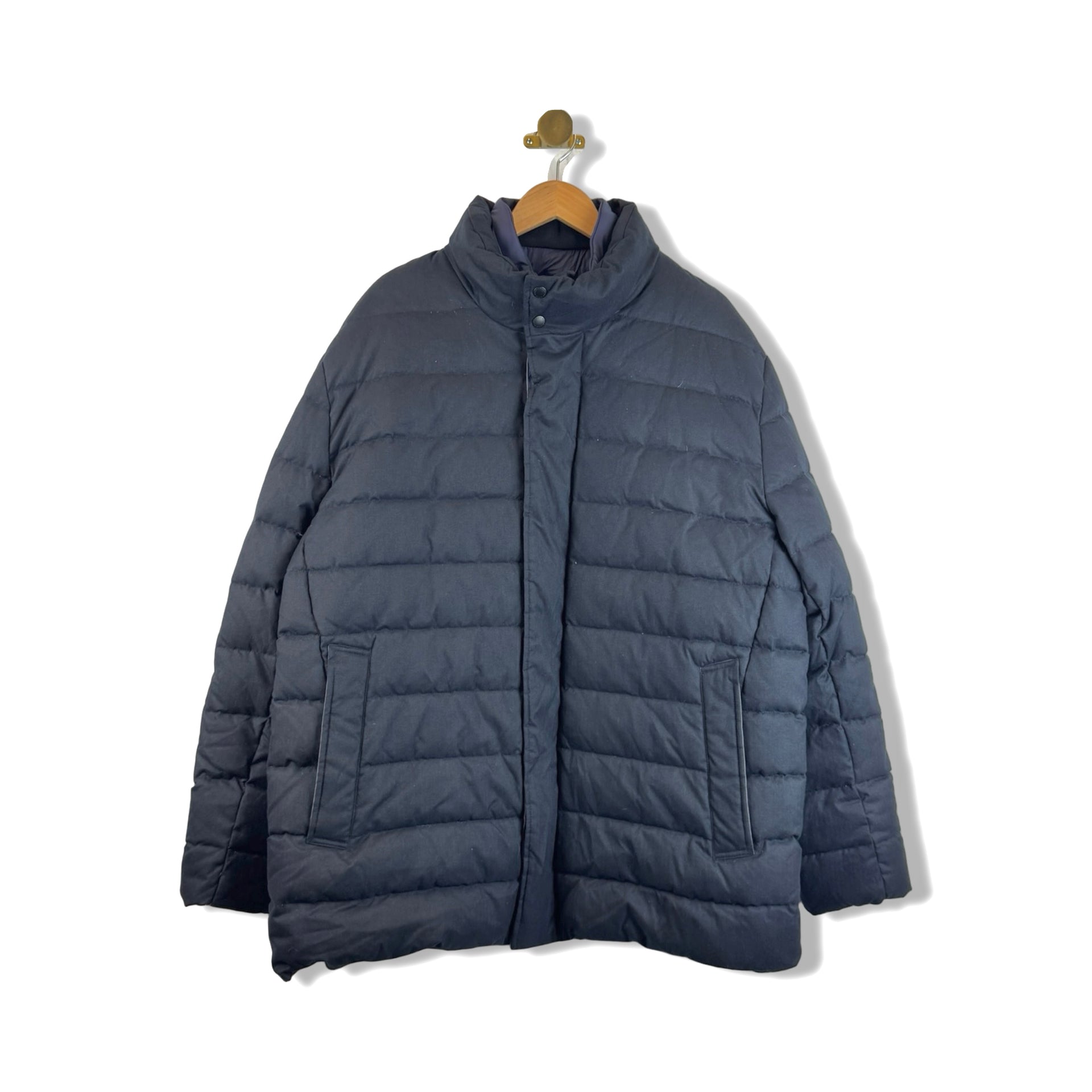 Cole Haan Quilted Flannel Down Jacket