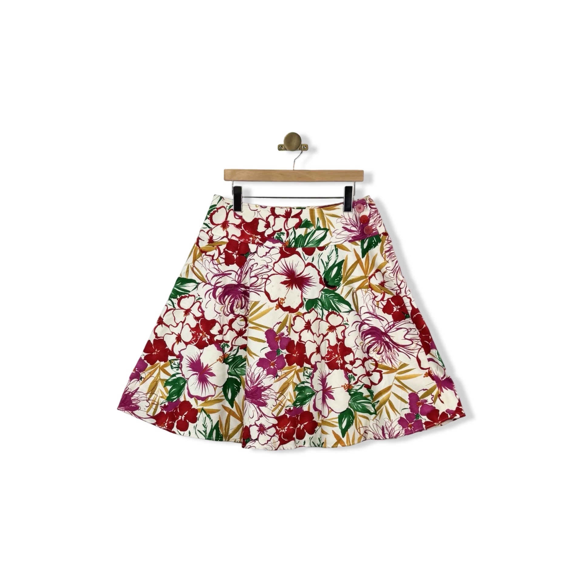 Vintage Neiman Marcus Floral Midi Skirt