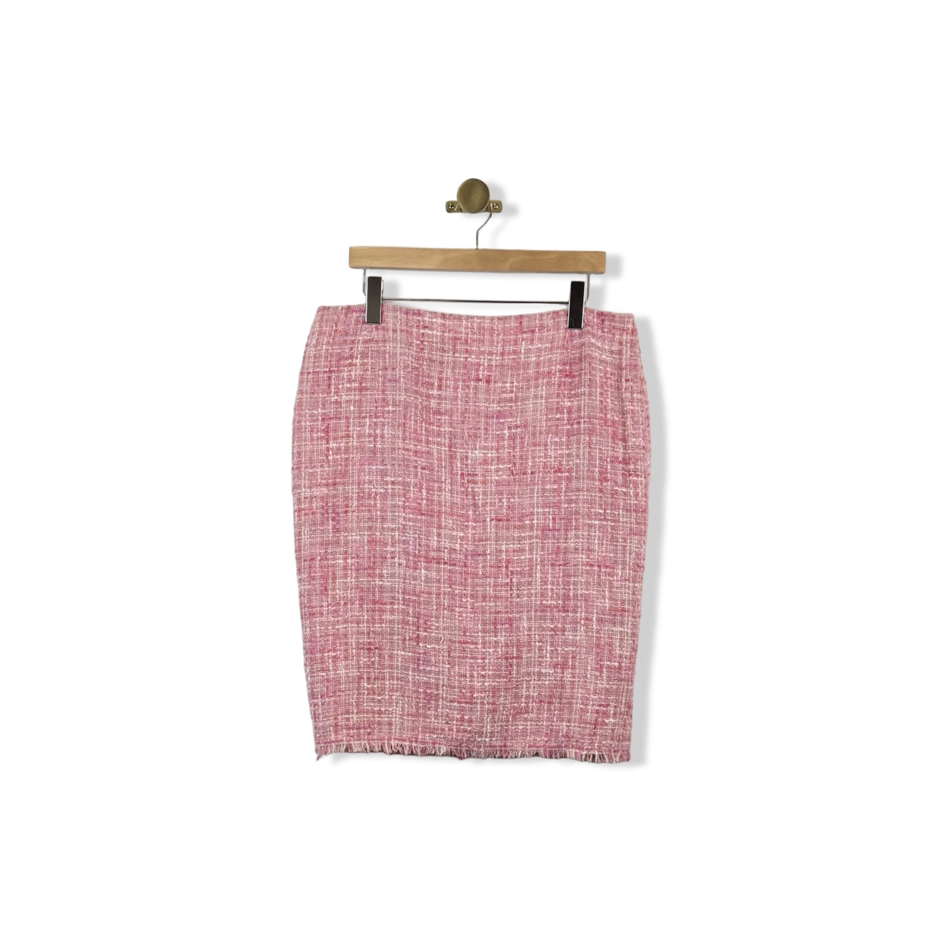 Escada Knit Tweed Midi Skirt