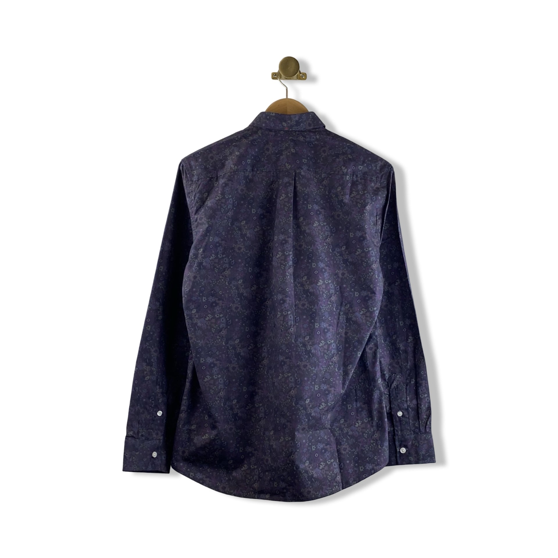 Impatient Wolves Monotone Floral Button Down Shirt