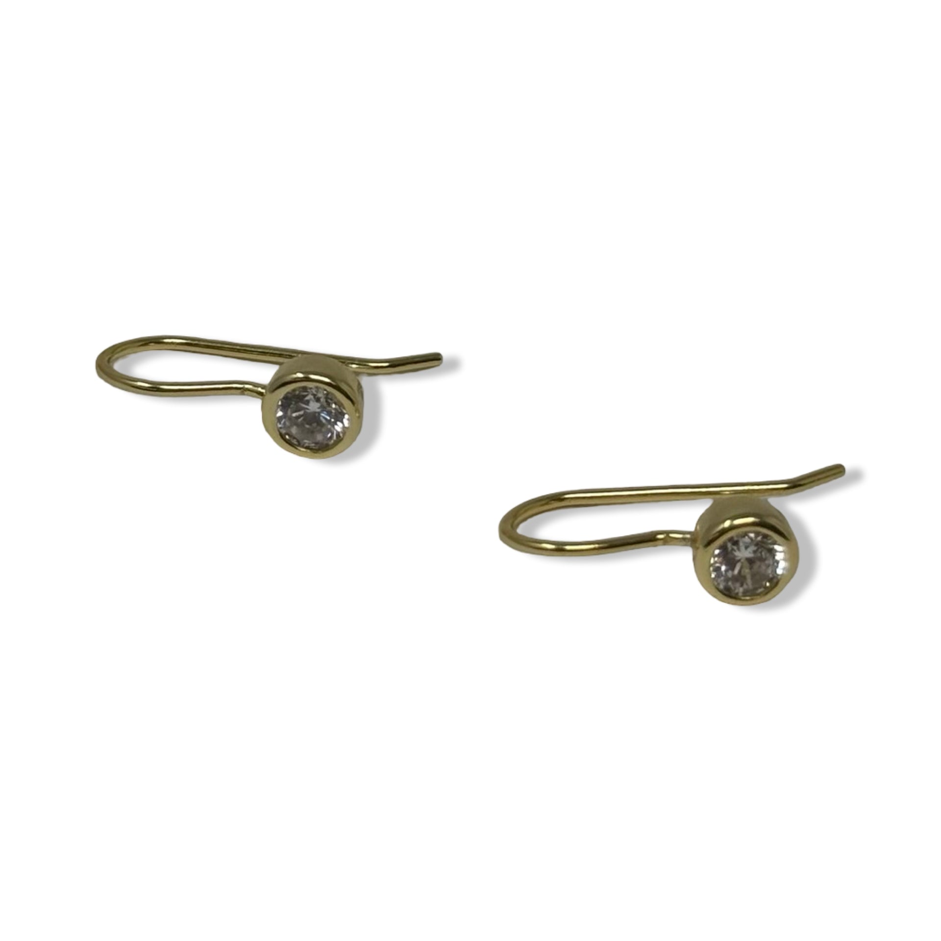 Shashi Bezel Drop Earring