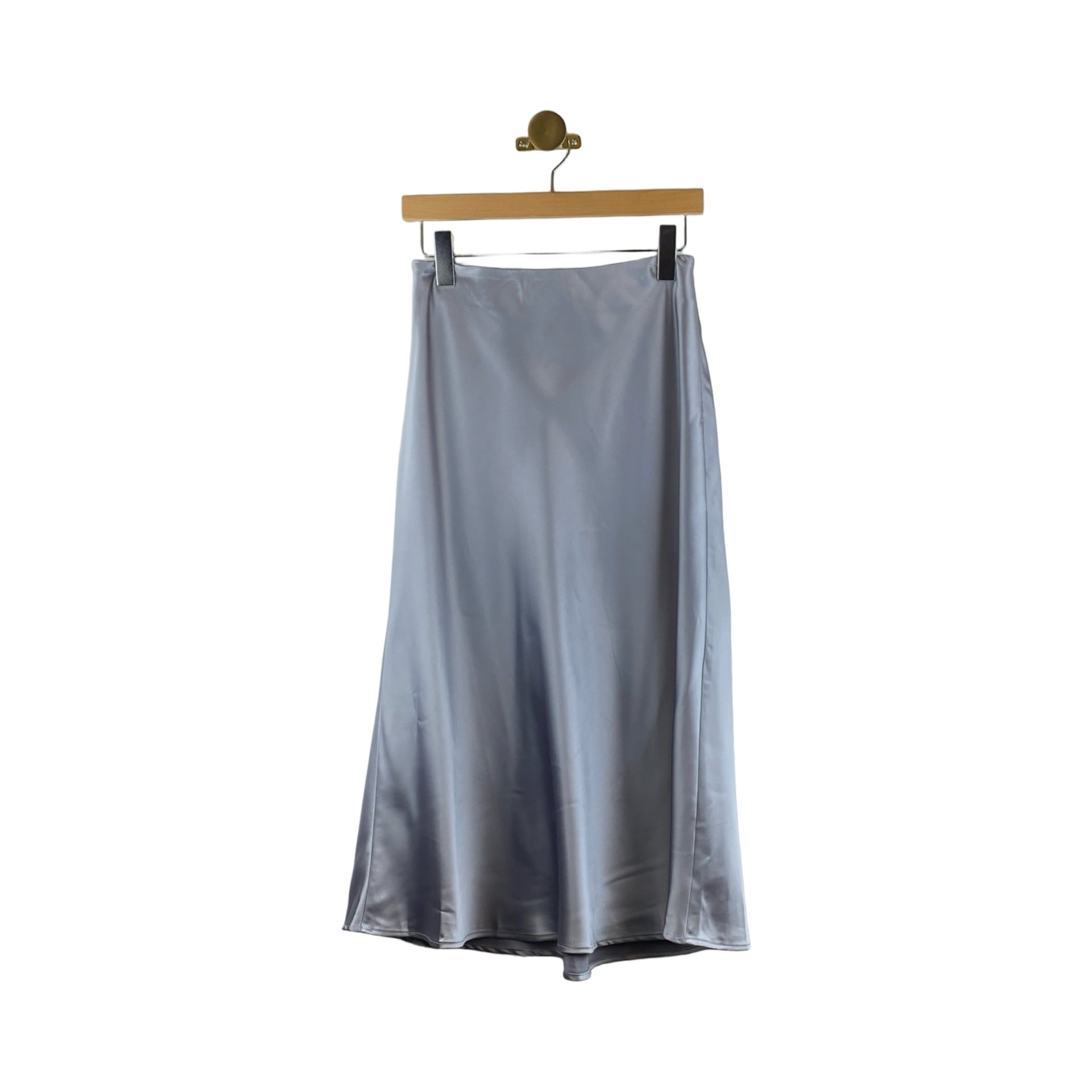 Area Stars Satin Midi Skirt