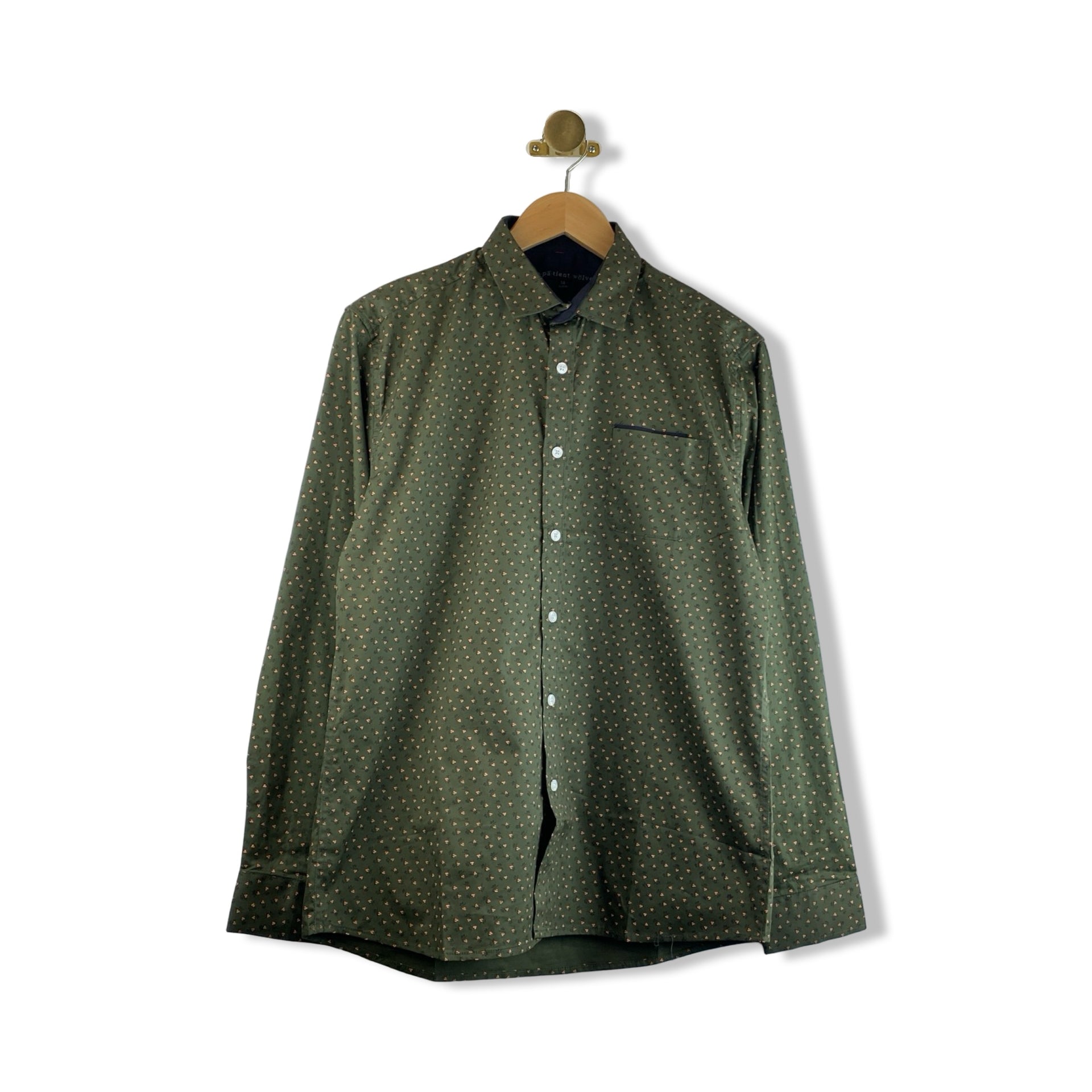 Impatient Wolves Floral Shirt