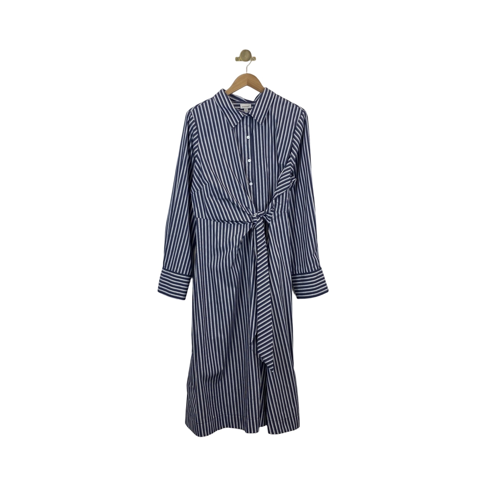 Avenue Tie Waist shirt Dress