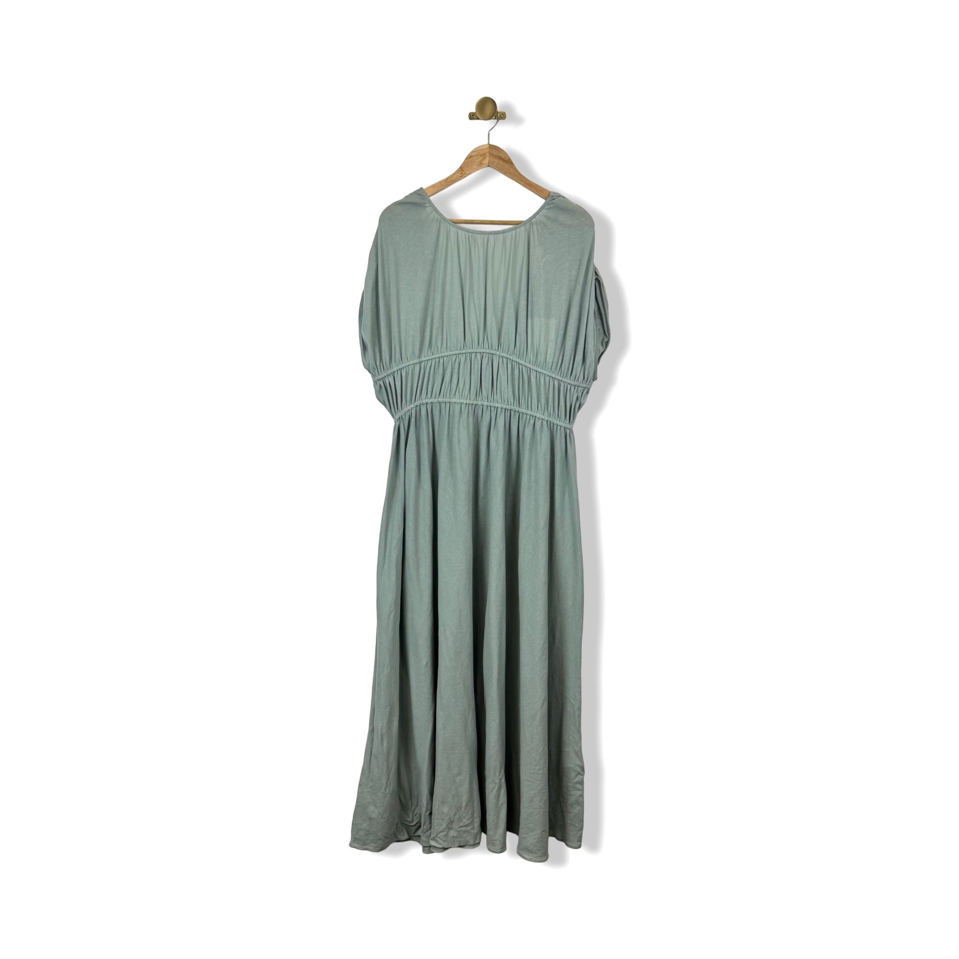 COS Lightweight Gathered Tie-Back Dress