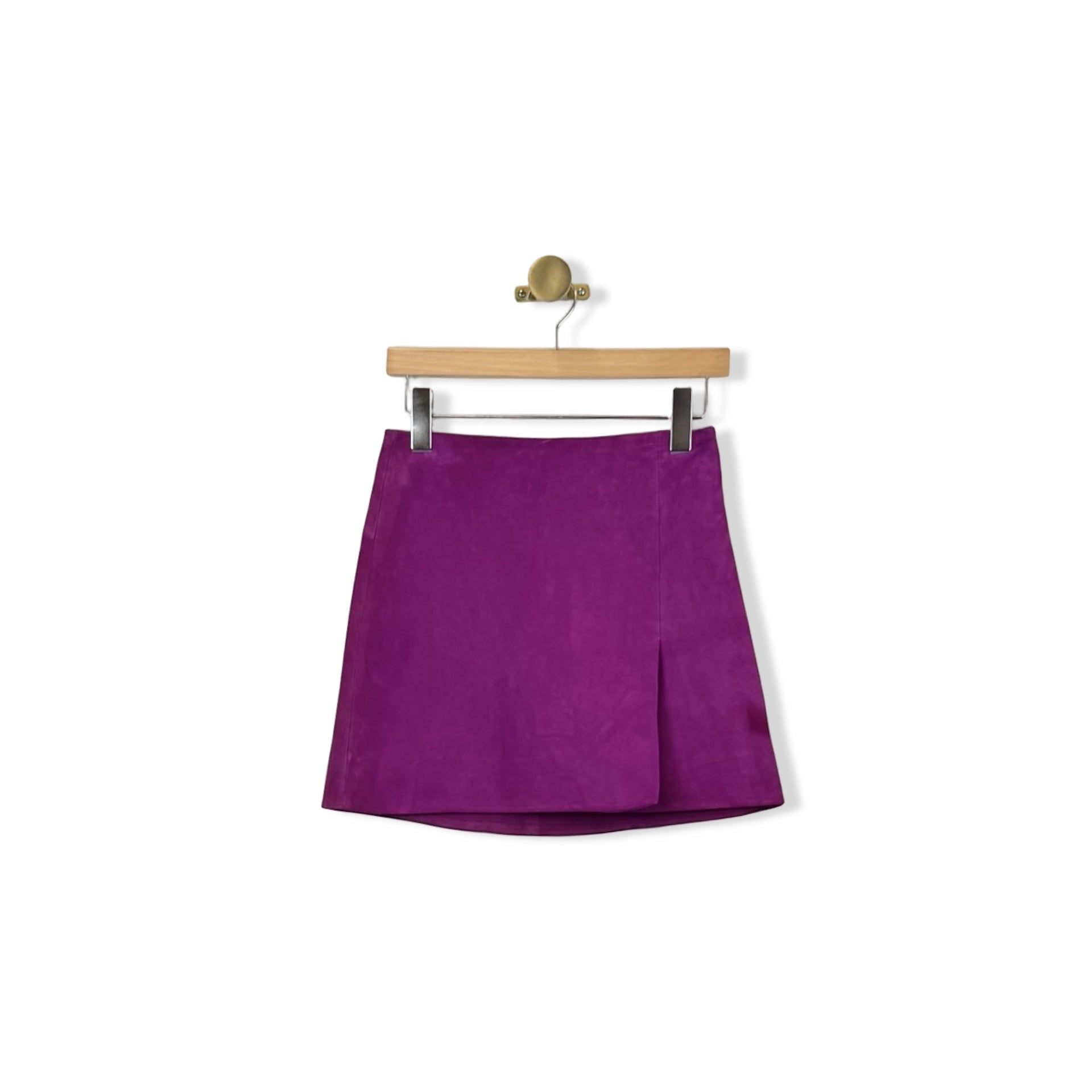 COS A-Line Suede Skirt