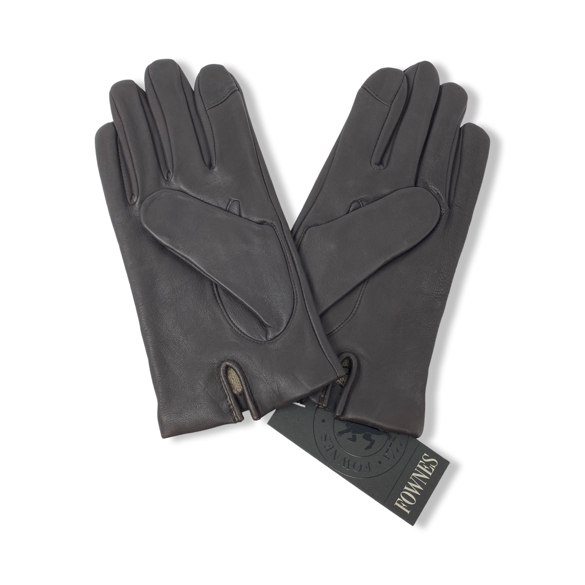 Fownes Brothers Brown Touchscreen Gloves