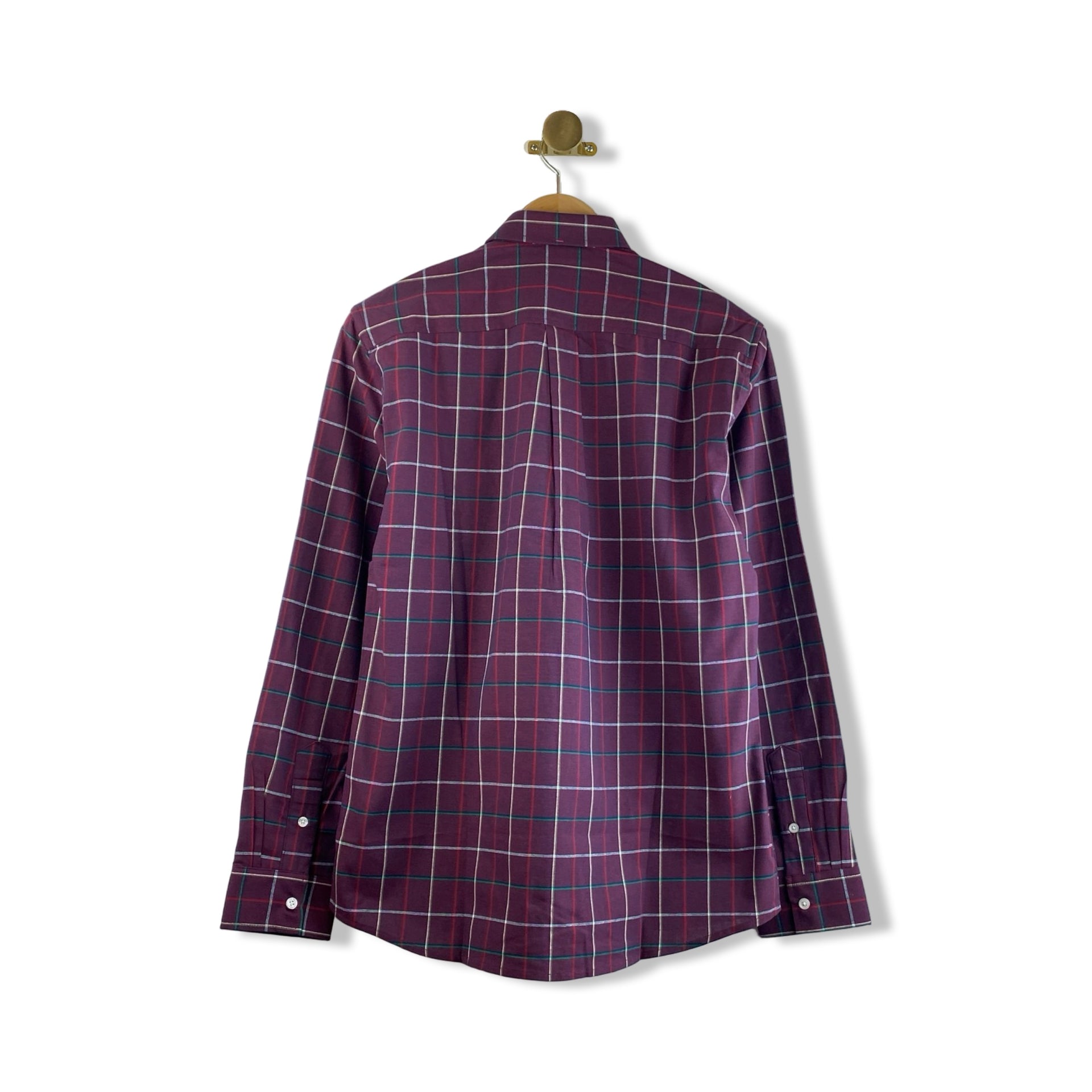 Impatient Wolves Windowpane Plaid Button Down Shirt