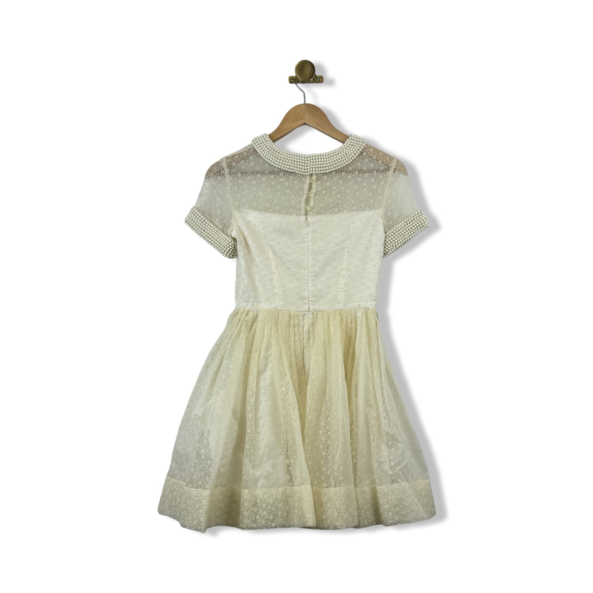 Vintage Orla Kiely Floral Overlay Mini Dress