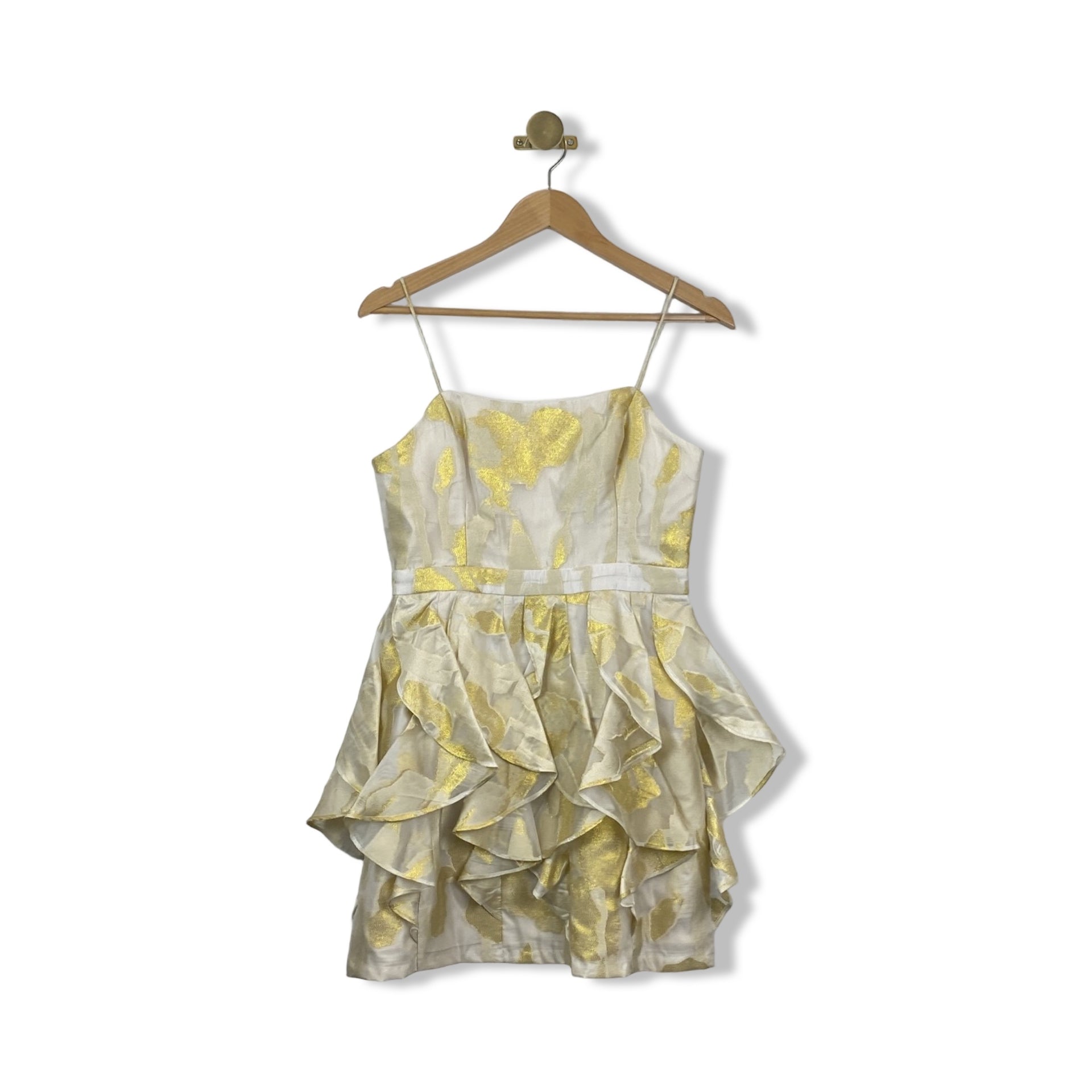 Willa Story Metalic Ruffle Dress