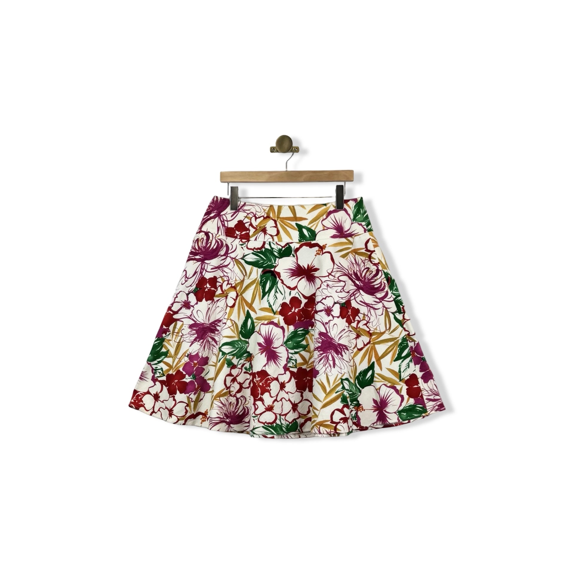 Vintage Neiman Marcus Floral Midi Skirt