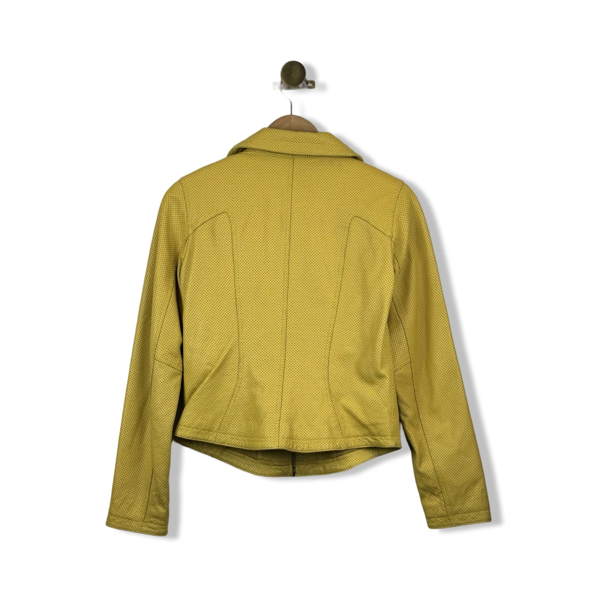 Vintage Kenneth Cole Perforated Leather Jacket