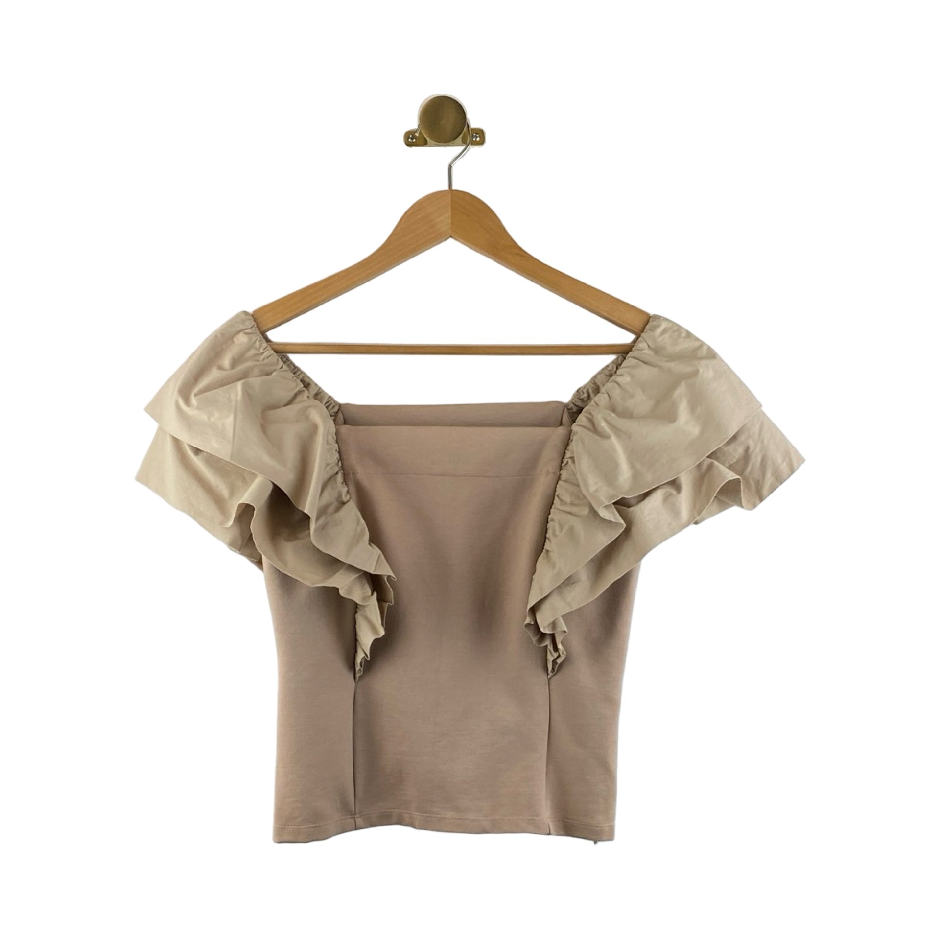 Area Stars Ruffle Sleeve Top