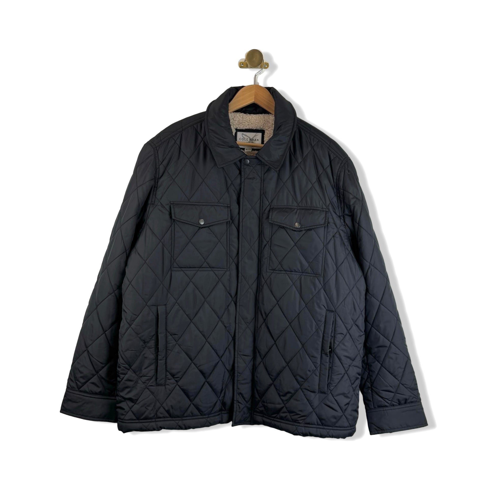 Cole Haan Diamond Quilted Jacket