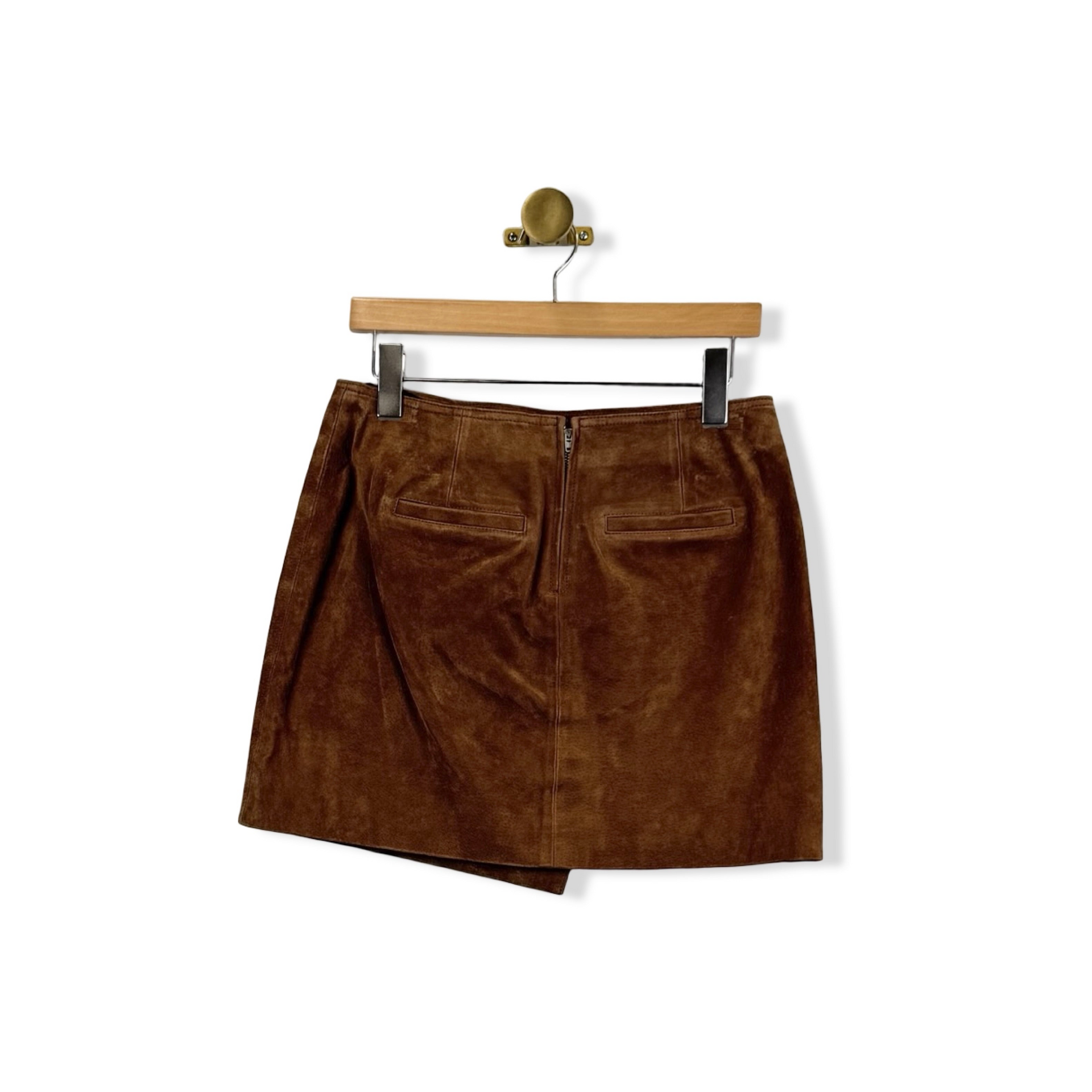 BLANKNYC Faux Suede Mini Skirt